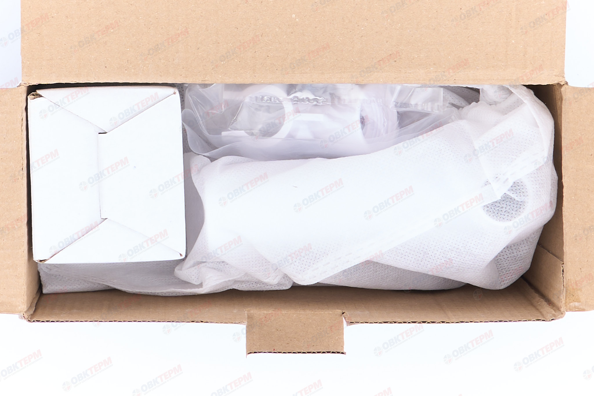 Смеситель д/ванны PLAMIX Omega-142 White, короткий (без шланга и лейки) (20шт/ящ) - Изображение №5