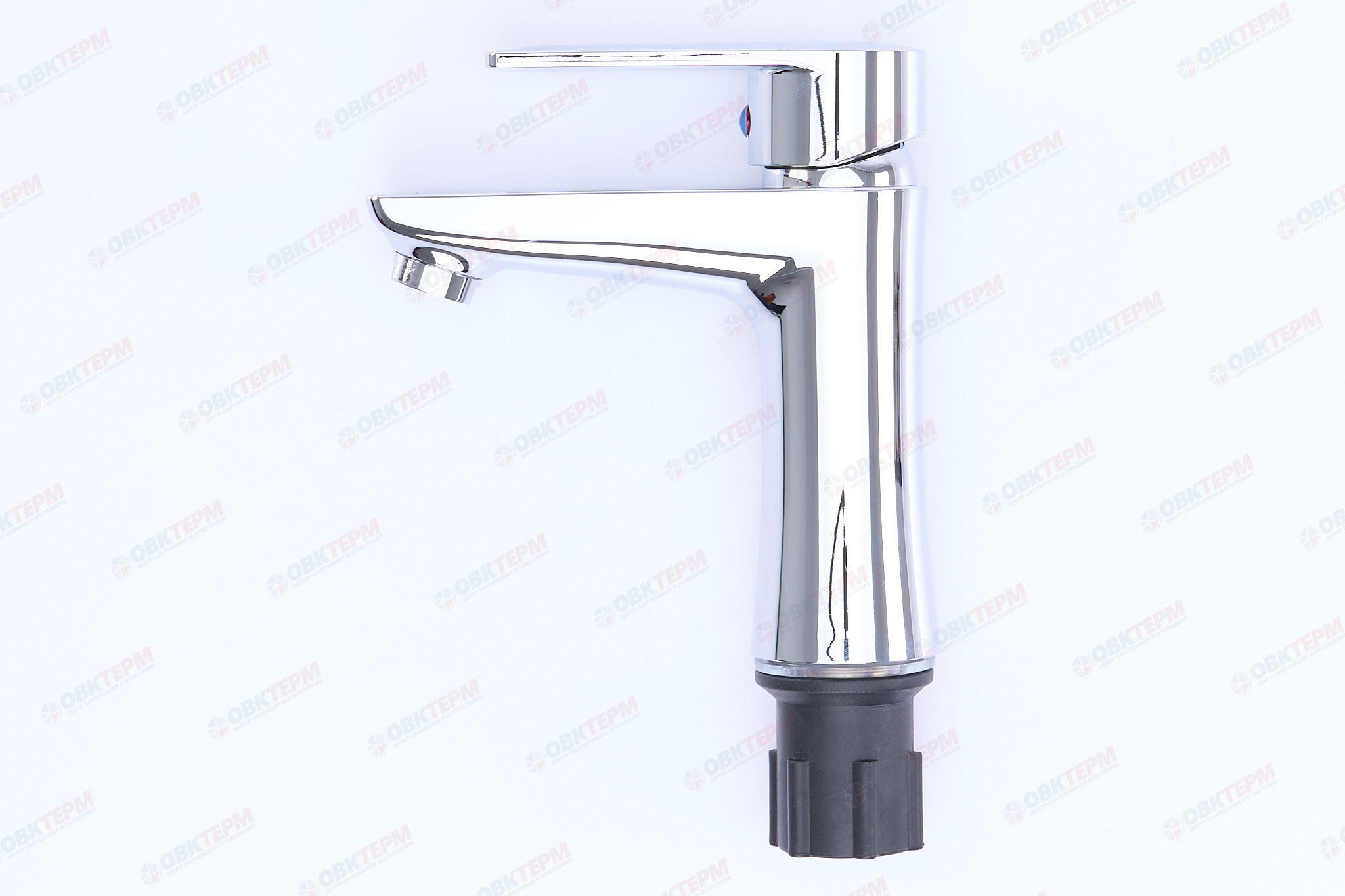 Смеситель для умывальника, PLAMIX Oscar-001 Chrome, (гайка, Ø35, без подводки) (30шт/ящ) - Изображение №3