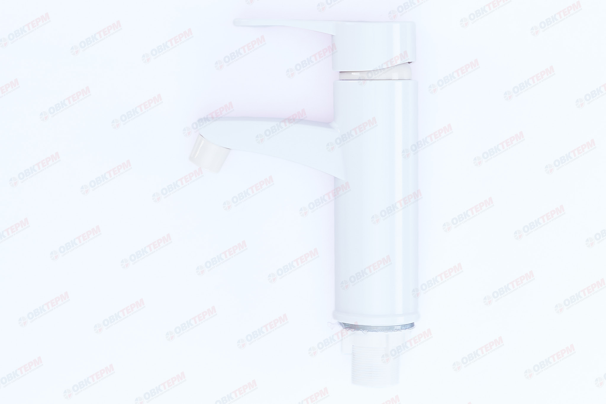 Смеситель для умывальника, PLAMIX Sergio-001(W) White, (гайка, Ø40, без подводки) (30шт/ящ) - Изображение №3