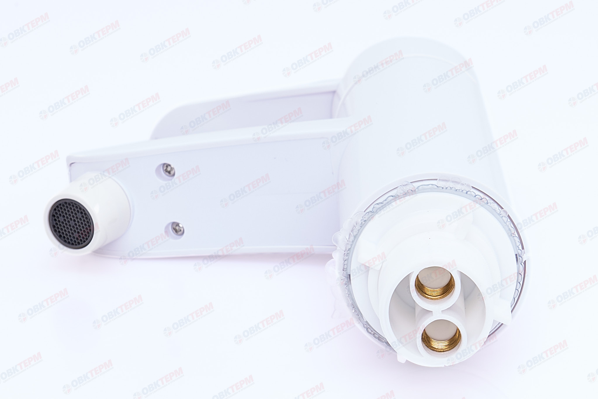 Смеситель для умывальника, PLAMIX Sergio-001(W) White, (гайка, Ø40, без подводки) (30шт/ящ) - Изображение №5