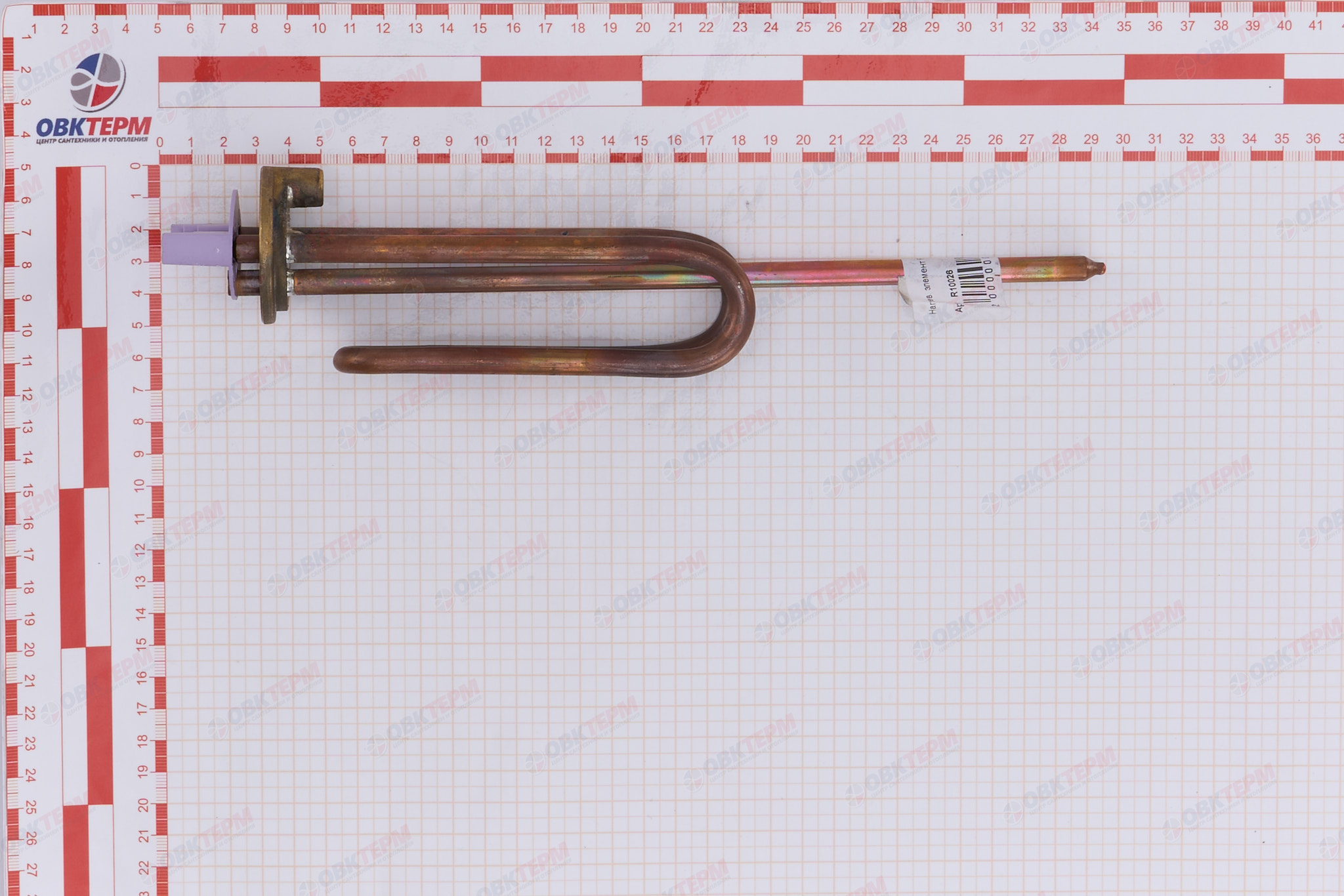 Тэн Thermowat  2 кВт,  фланец, гнутый,L 275 мм, под анод М5 - миниатюра №8