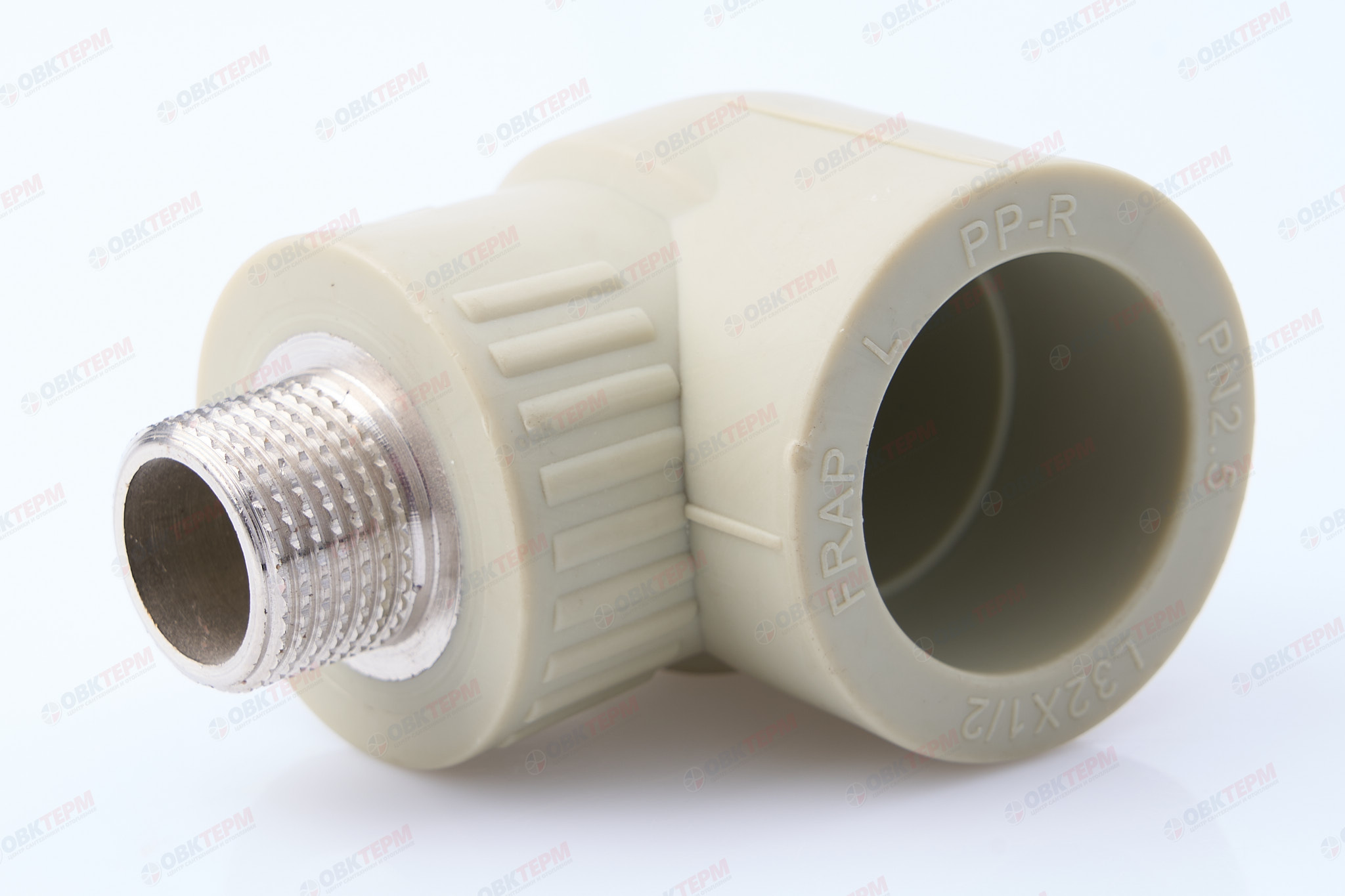 Угол с МРН  32 * 1/2"          (PP-R СЕРЫЙ  РОССИЯ)            (    /5) - Изображение №1