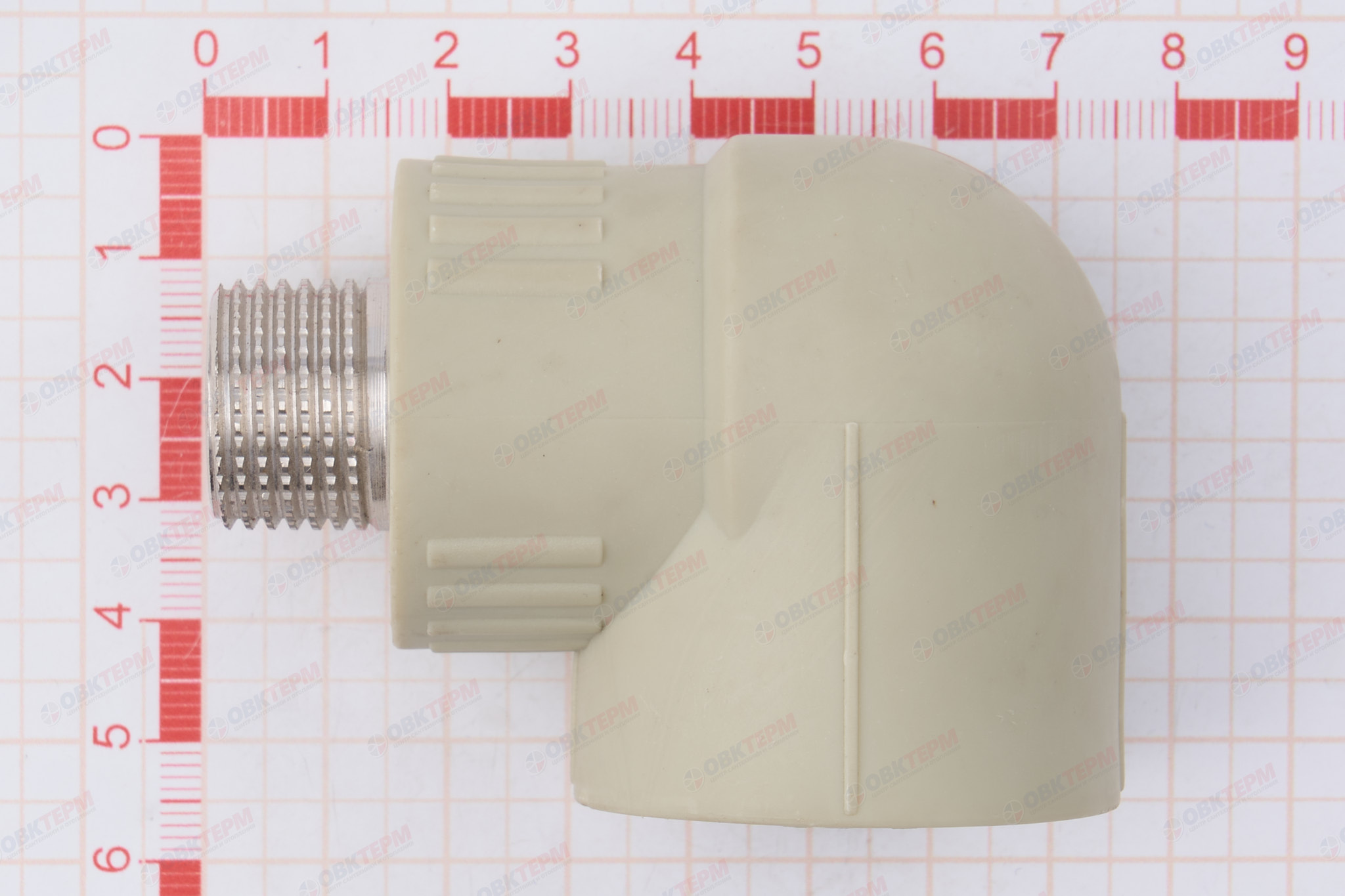 Угол с МРН  32 * 1/2"          (PP-R СЕРЫЙ  РОССИЯ)            (    /5) - Изображение №5