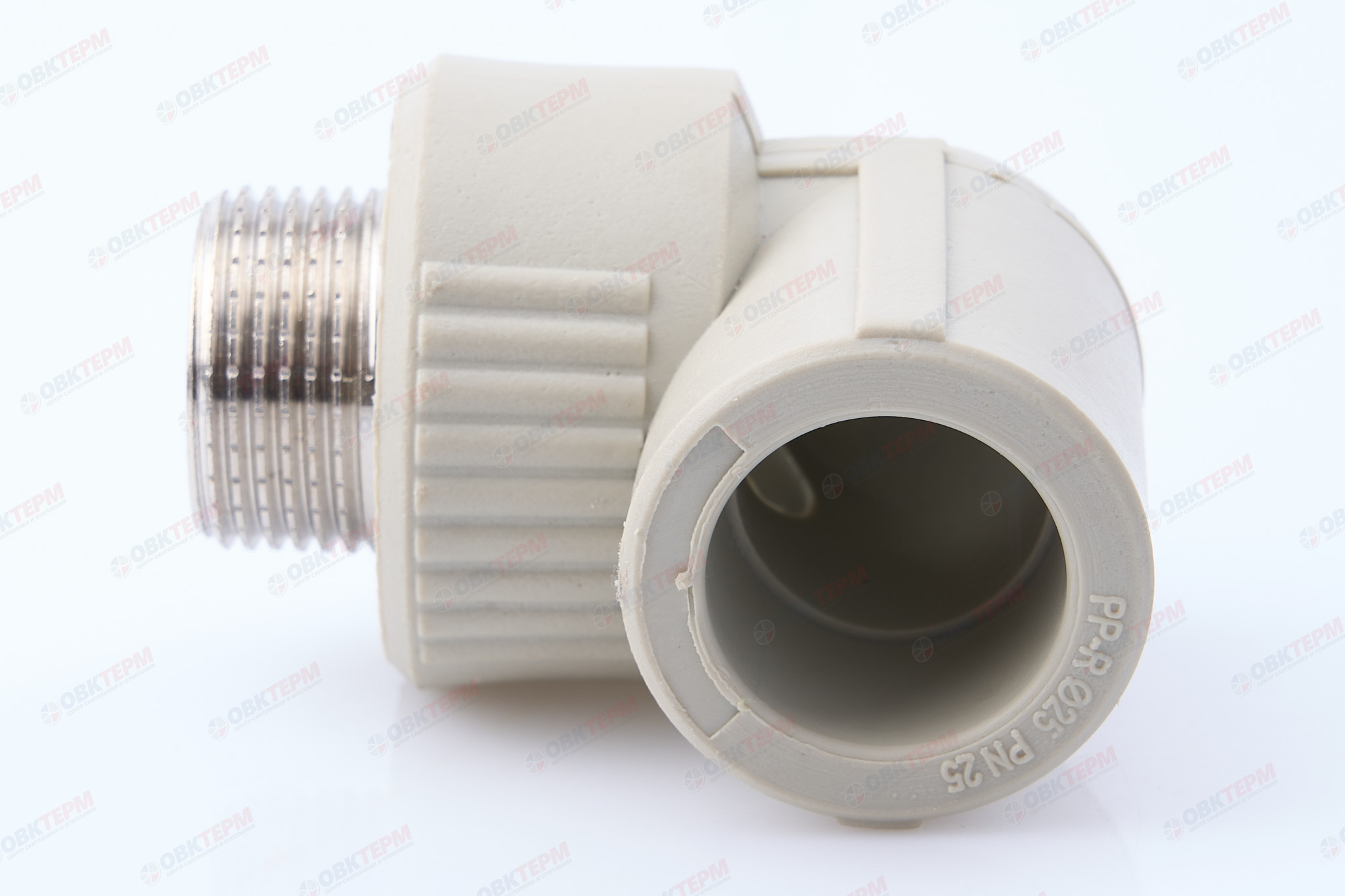 Угол с МРН  25 * 3/4"      (PP-R СЕРЫЙ  РОССИЯ)                     (160/10) - Изображение №4