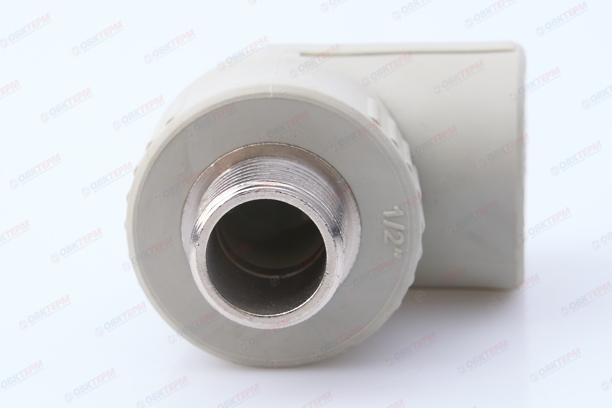 Угол с МРН  25 * 1/2"      (PP-R СЕРЫЙ  РОССИЯ)                     (200/20) - Изображение №3