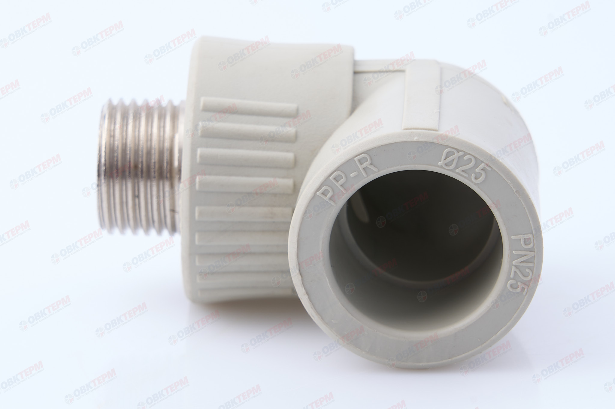 Угол с МРН  25 * 1/2"      (PP-R СЕРЫЙ  РОССИЯ)                     (200/20) - Изображение №4