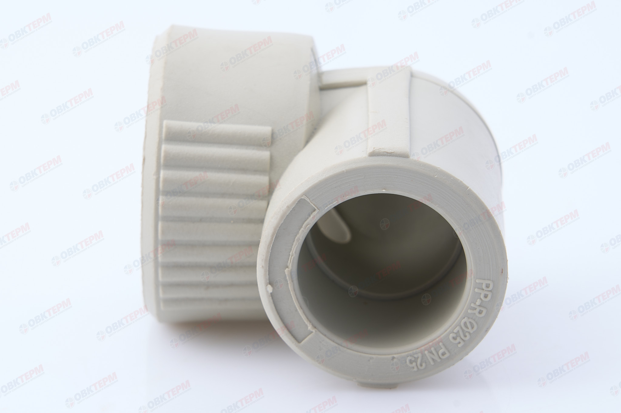 Угол с МРВ  25 * 3/4"      (PP-R СЕРЫЙ  РОССИЯ)                     (180/20) - Изображение №4