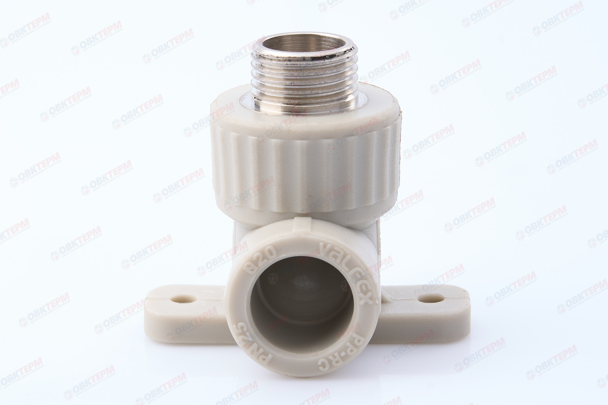 Угол монтажный  20 * 1/2"н   (PP-R СЕРЫЙ  РОССИЯ)          (110/10) - Изображение №3