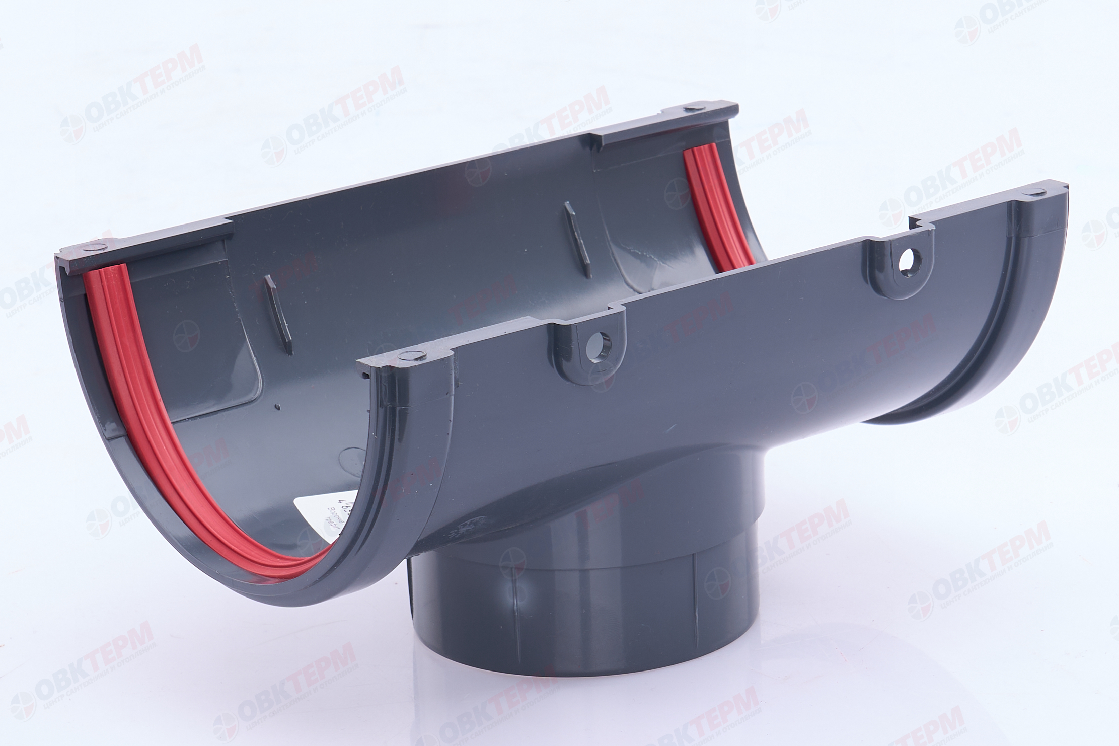 Воронка Классика 120 ПВХ Grand Line графит (RAL 7024) (уп. 20шт) - Изображение №2