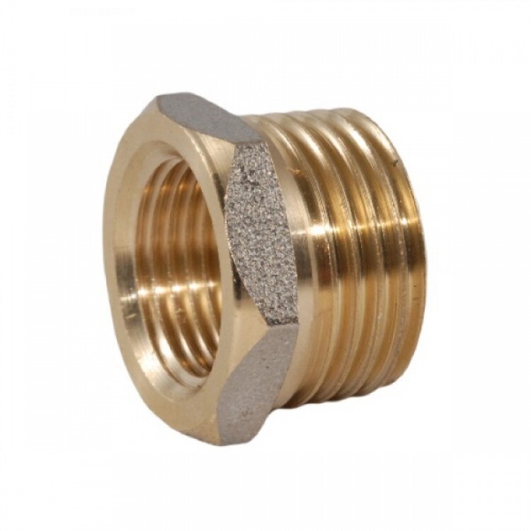 Футорка    1/2" - 1/4"   Никель ZEISSLER                   (400/10) - миниатюра №2