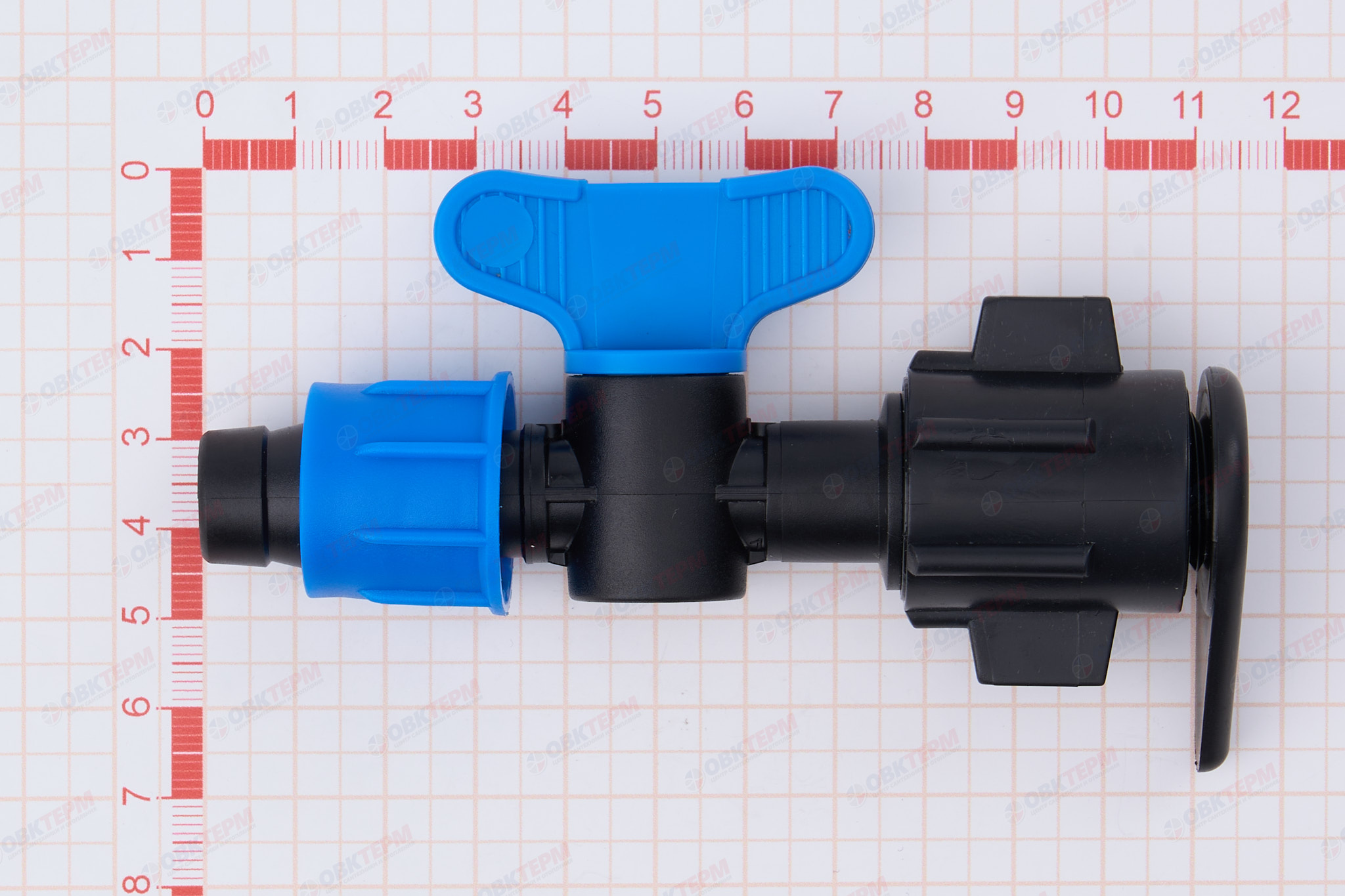 Кран для ленты под рукав LAY FLAT 16мм (300/30 шт)  PLAMIX/CRAB  PL-011-12 - Изображение №5