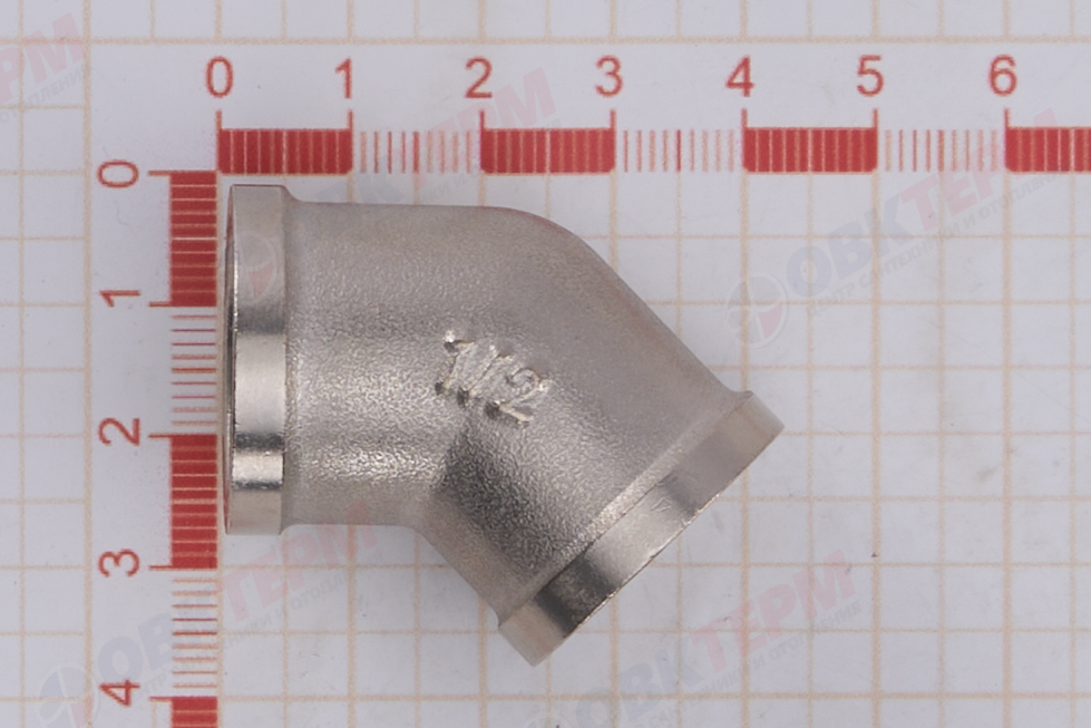 Угол  45° 1/2 ВВ Никель ZEISSLER                   (10шт/160ящ) - Изображение №4