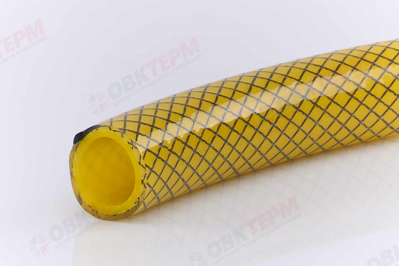 Шланг поливочный ПВХ "SLON" силикон желтый с черной полосой армир. 3-х слойный 3/4 (25 м) - Изображение №5