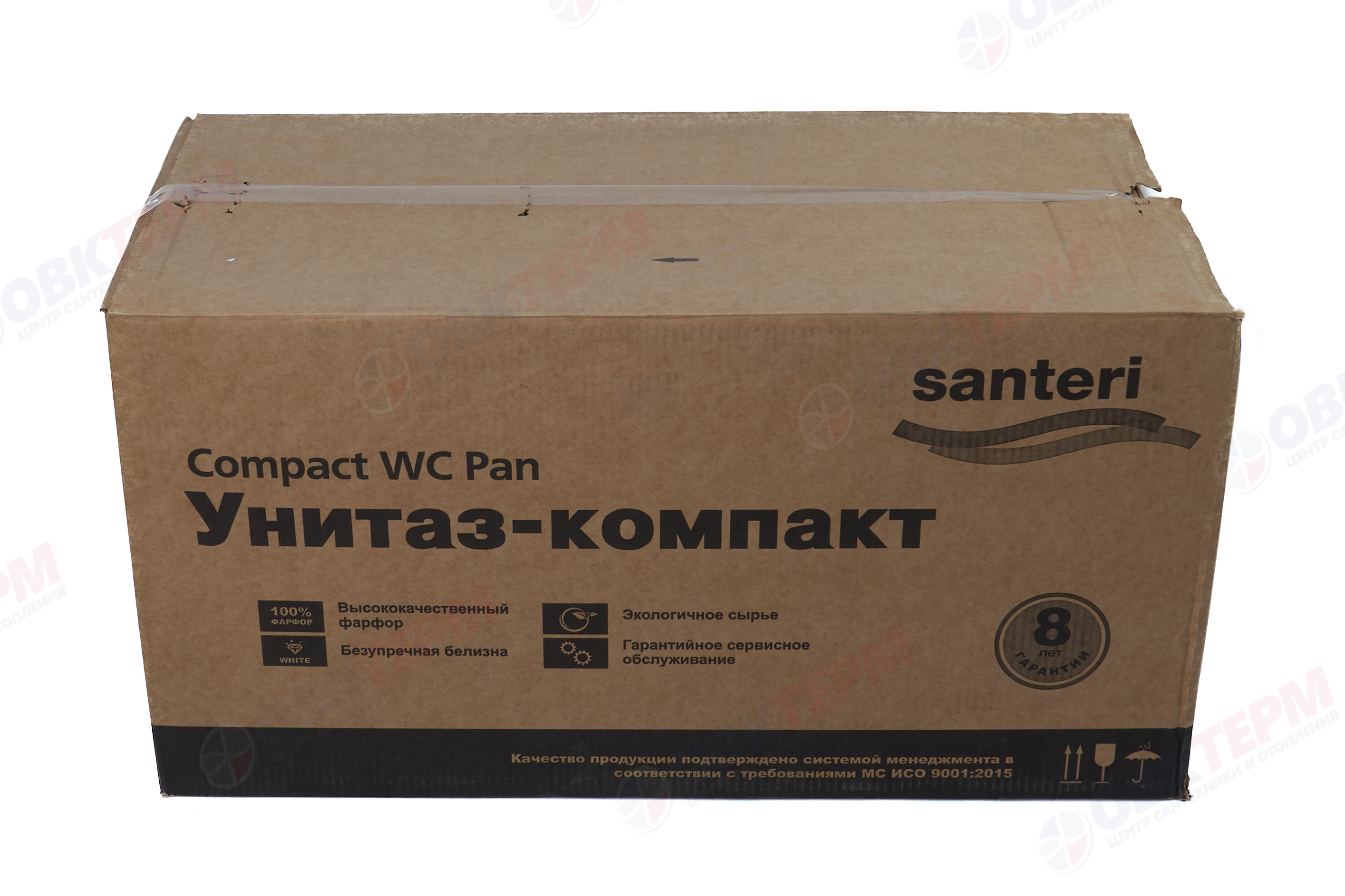 Унитаз-компакт Santeri "ВИКТОРИЯ" (косой вып.,1 реж., крышка ПП,ниж.подкл.)  Ш342*В787*Г670 - миниатюра №12