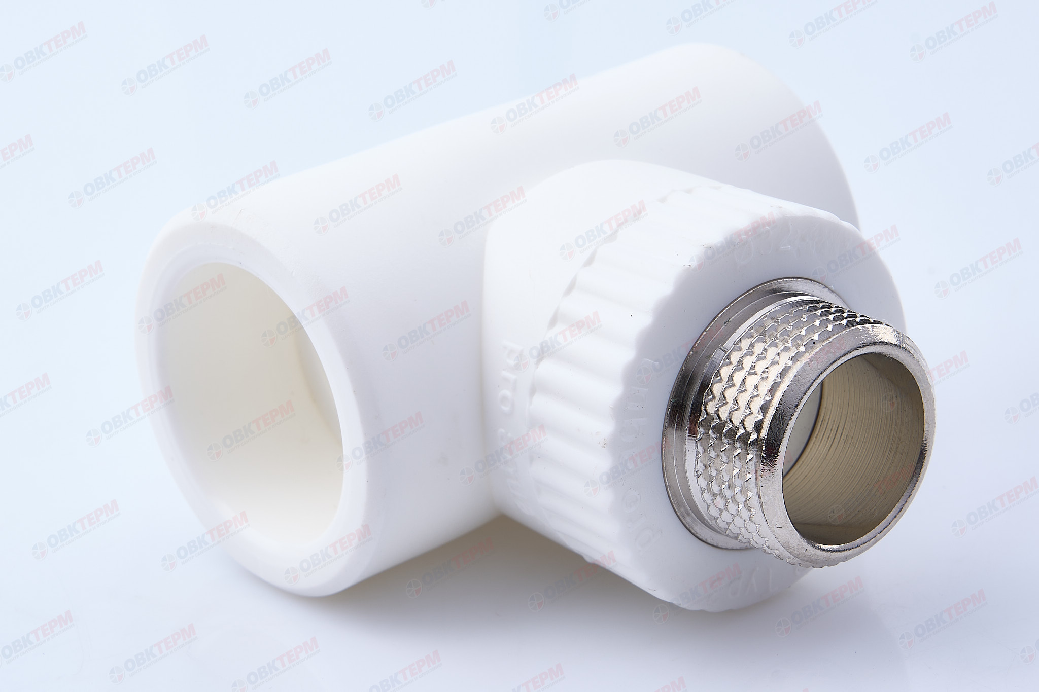 Тройник с МРН 32 *  3/4" * 32   БЕЛЫЙ   (PRO AQUA)     (60/10) - изображение №1