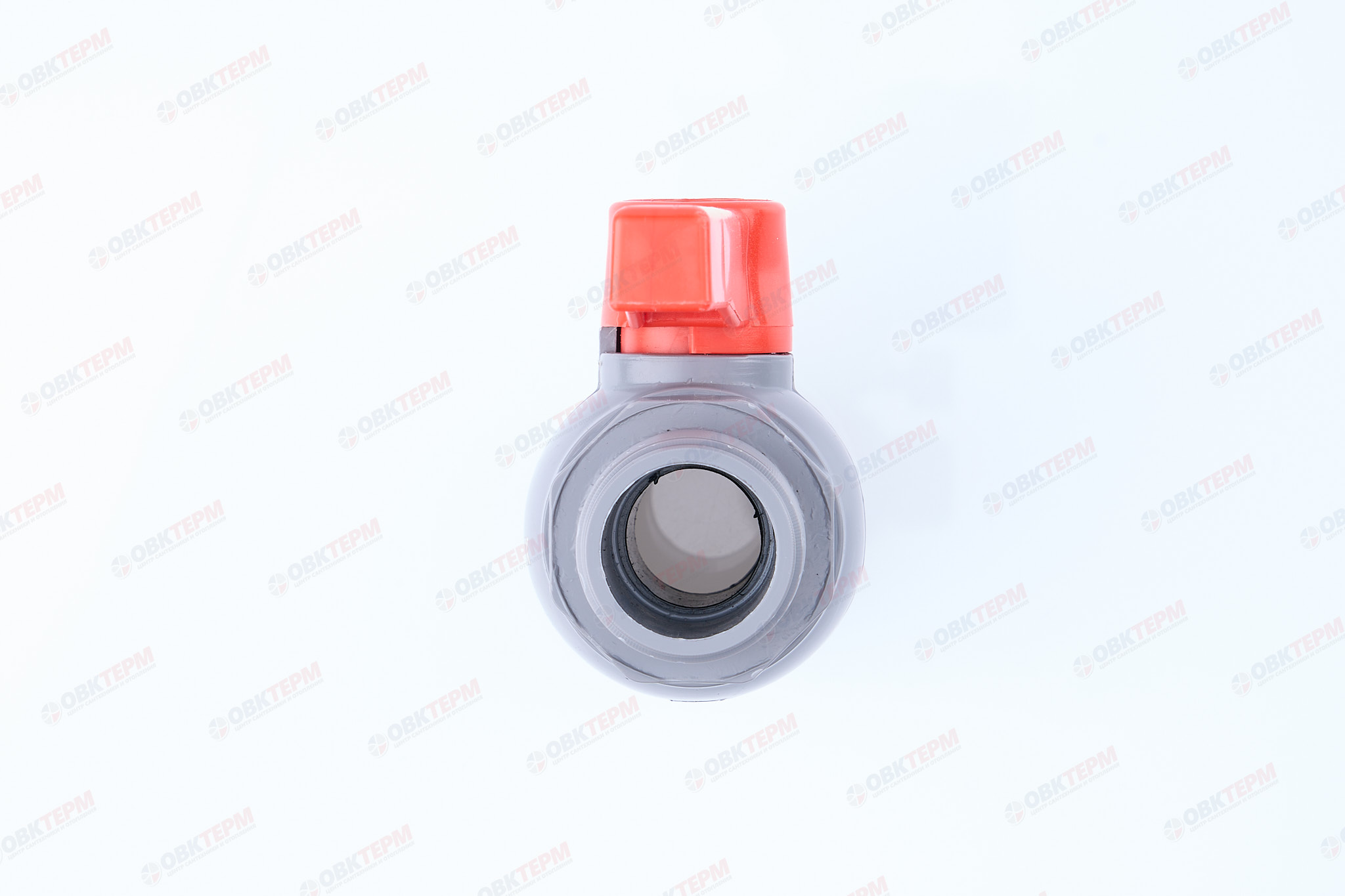 Кран  шаровый пластиковый   1 1/4"  ВН (серый)  PLAMIX  (50шт) - Изображение №3