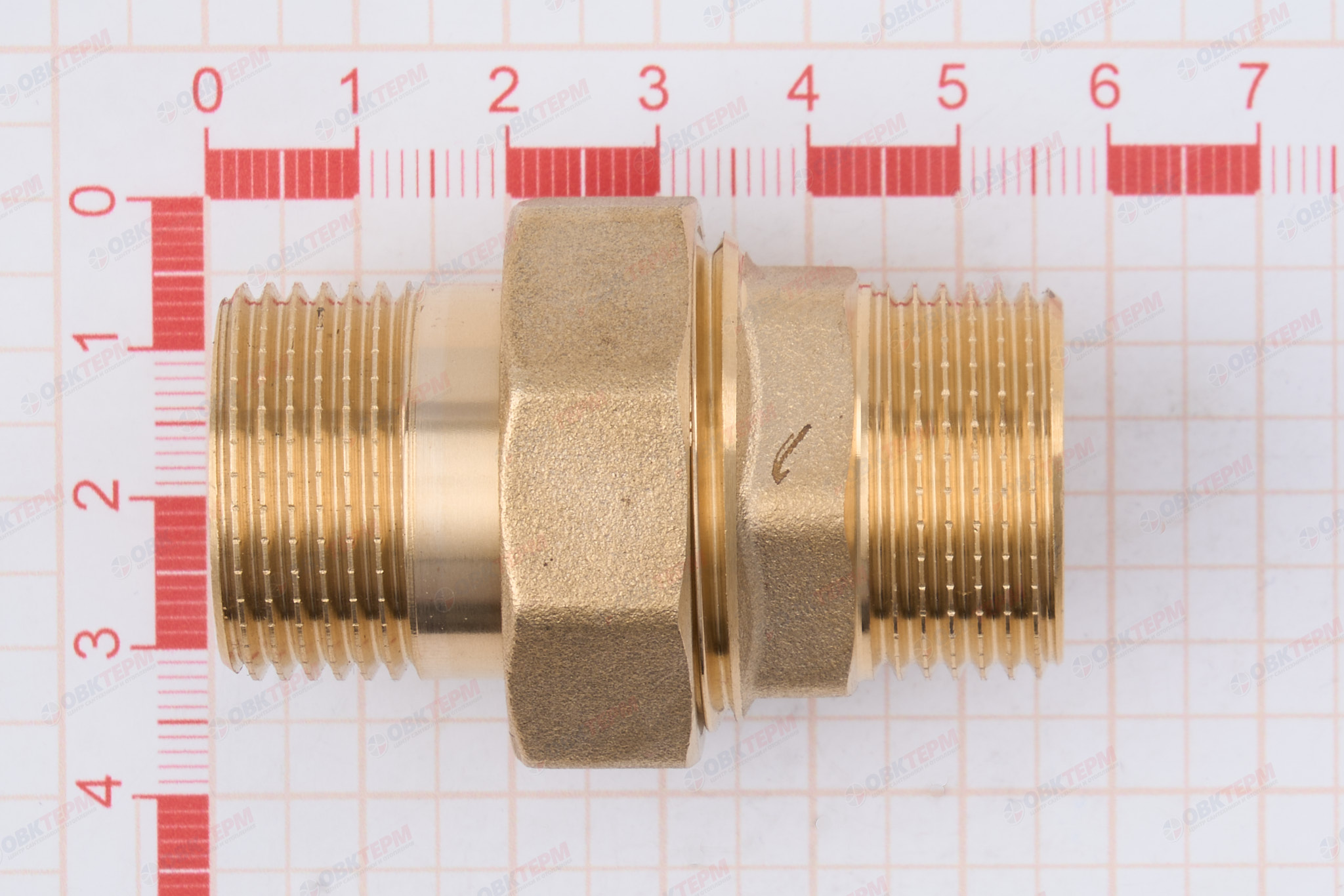 Американка    ТIМ   3/4"   НН   прямая           (80/10шт) - Изображение №5