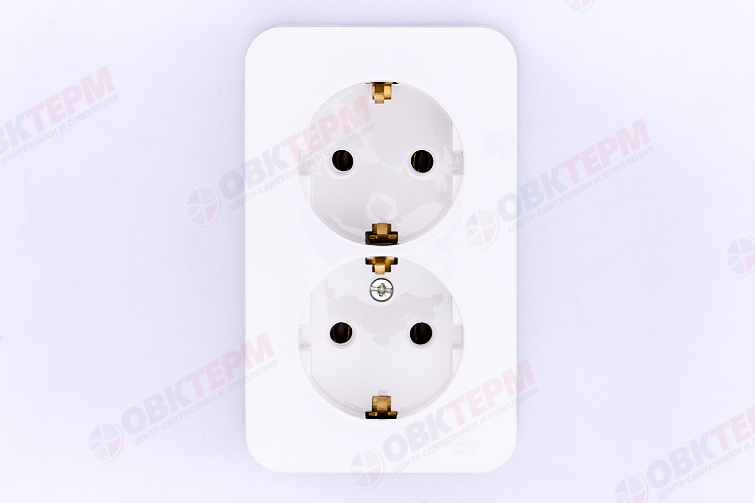 Розетка 2-местная с/з 16А IP20 без защ. шторок с изолир. пластиной белый Blanca Systeme Electriс - миниатюра №7