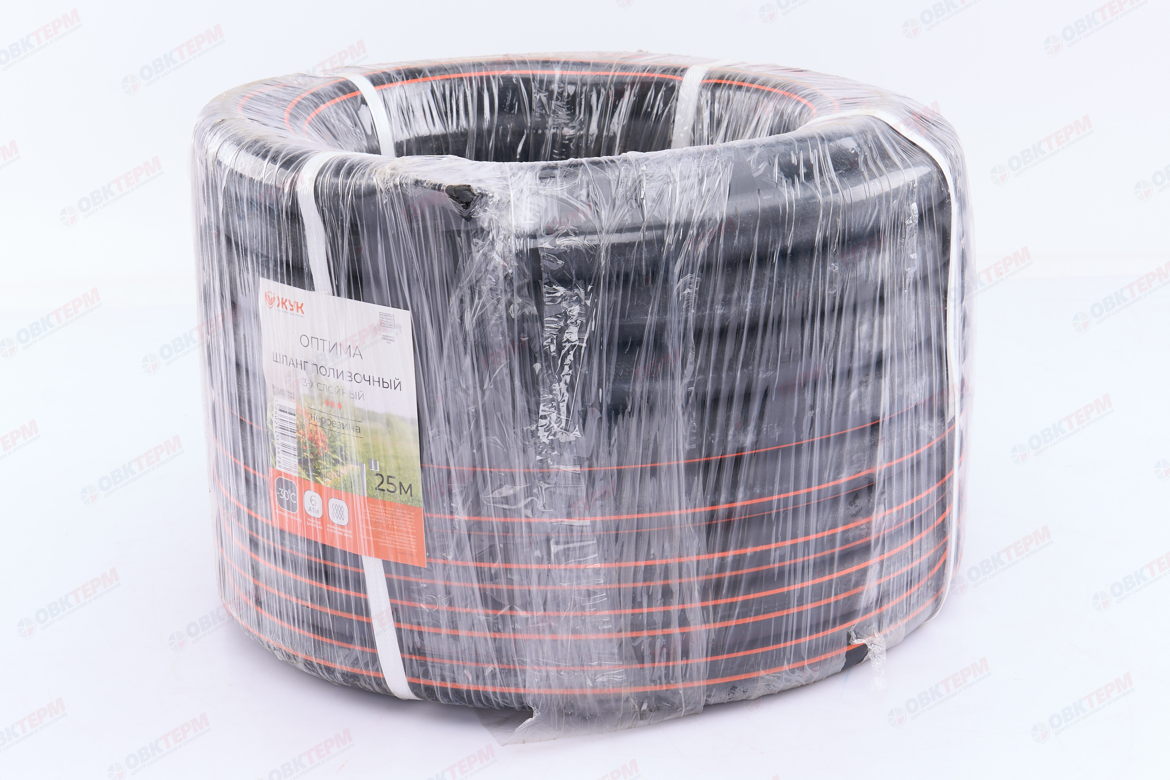 Шланг поливочный резиновый ТЭП  Жук Оптима 1"  3-слойный (25м) - Изображение №2