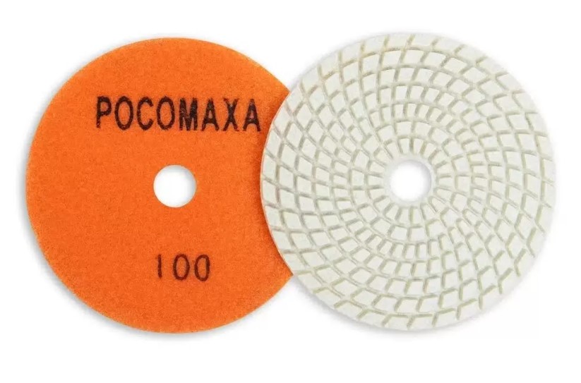 Круг алмазный гибкий шлифовальный d100 мм, зерно P100 Росомаха - Изображение №1