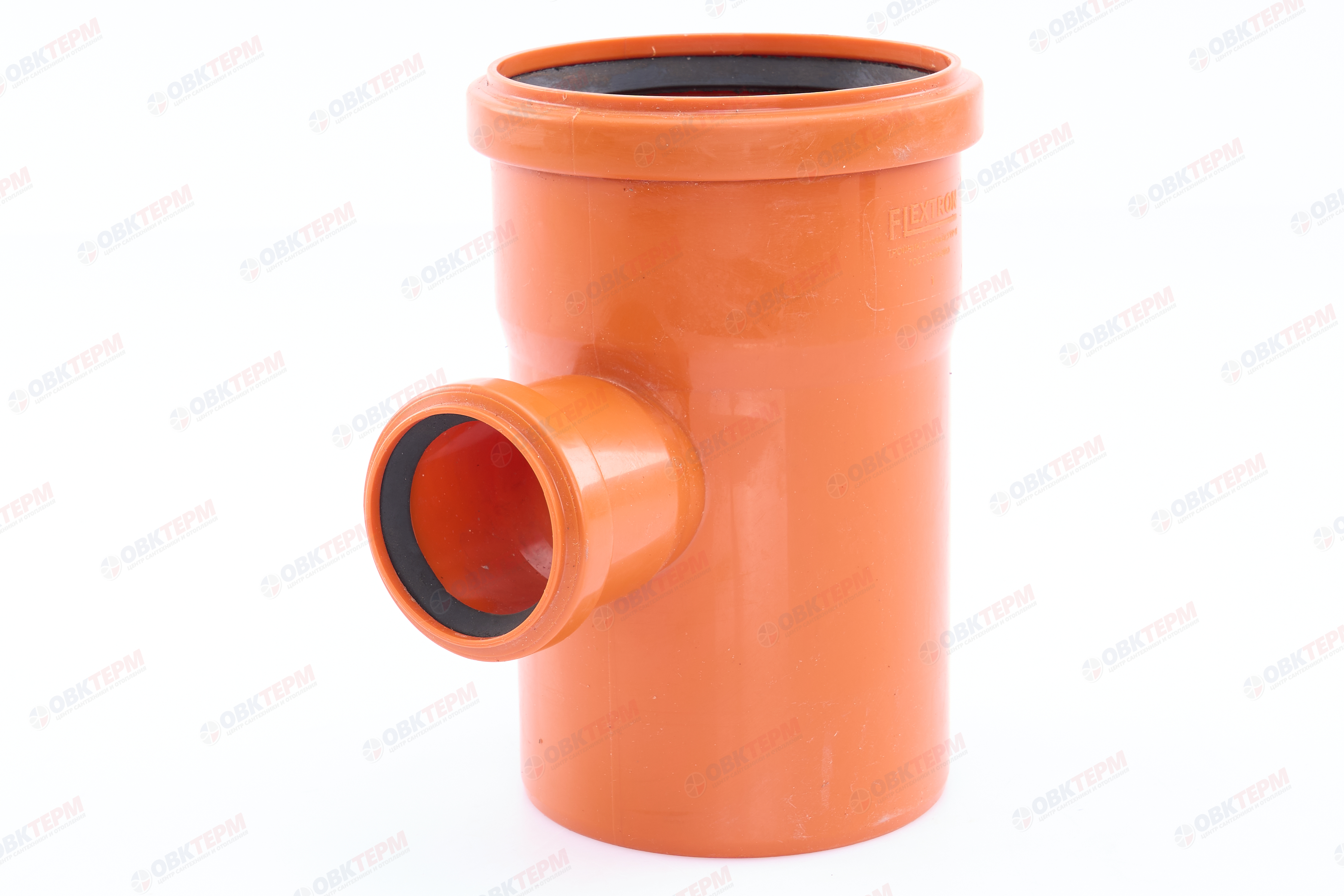 Тройник   110 * 50 * 90*  (рыжий)  FLEXTRON  (15 шт) - миниатюра №2