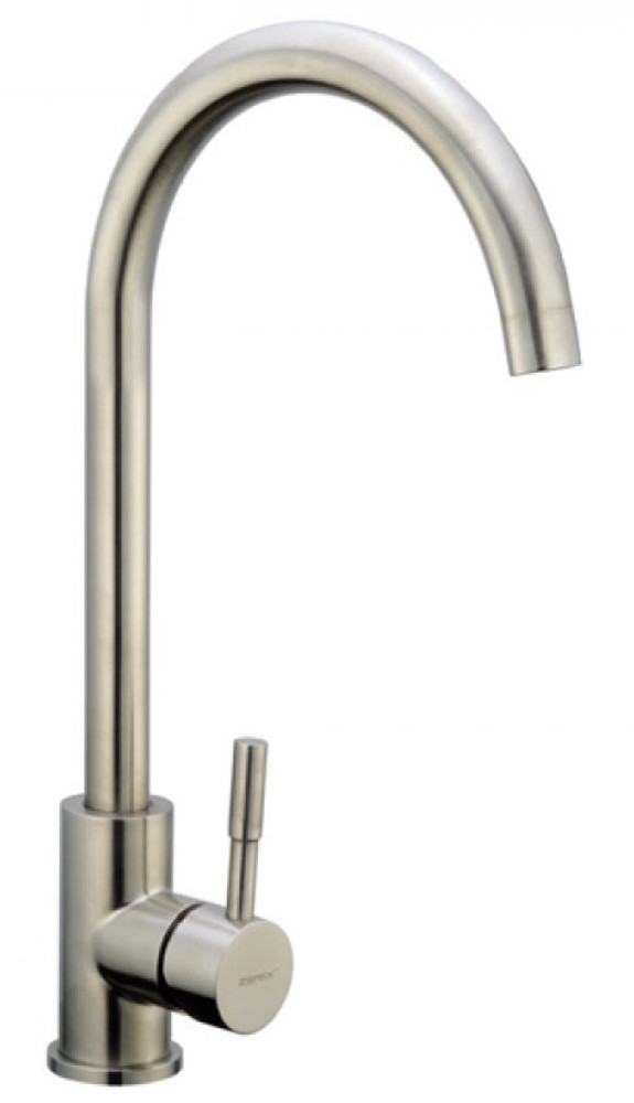 Смеситель д/кухни нерж/сталь ZERIX LUX-011  10 шт/ящ - изображение №1