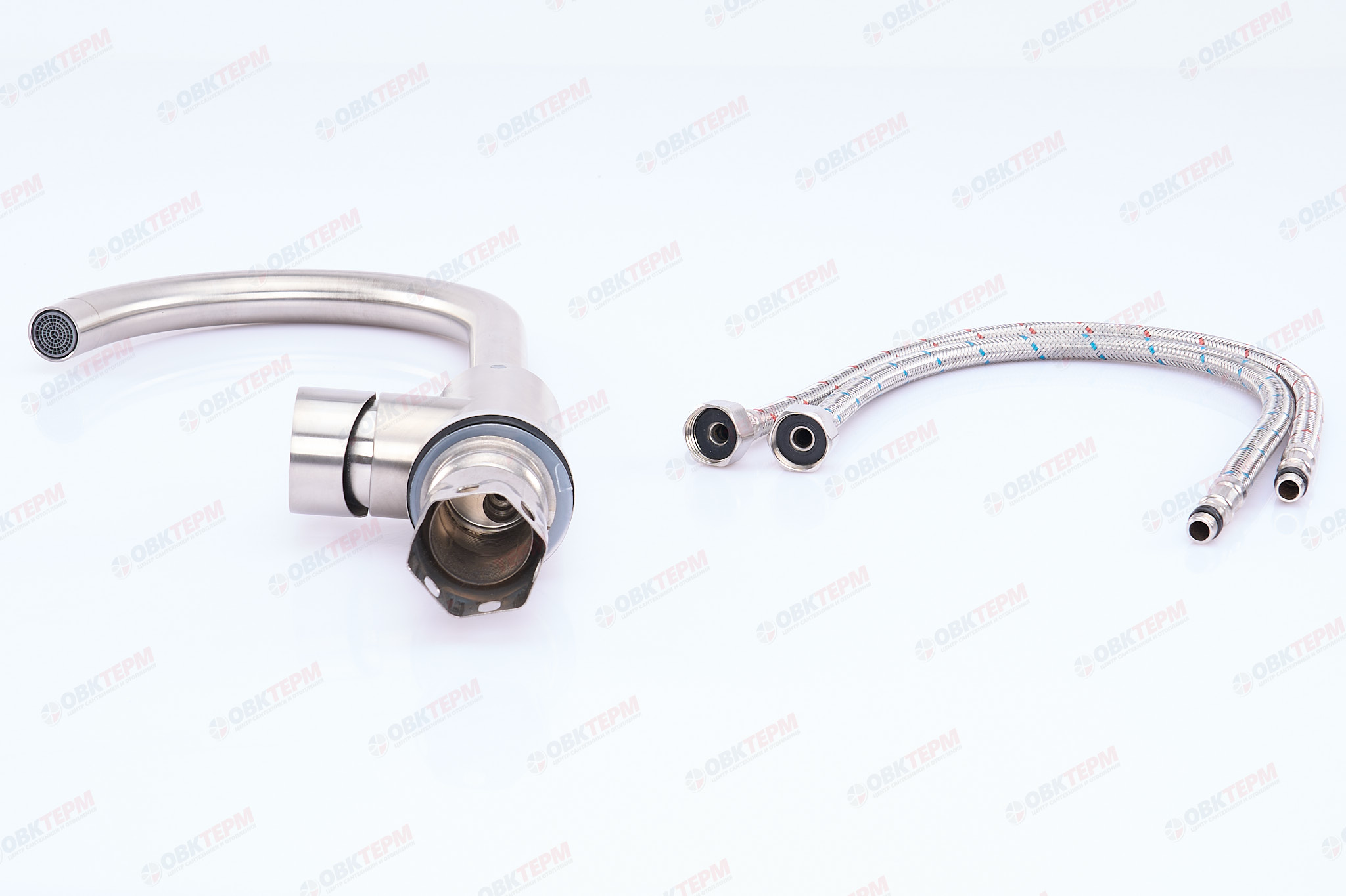 Смеситель д/кухни нерж/сталь ZERIX LUX-011  10 шт/ящ - миниатюра №5