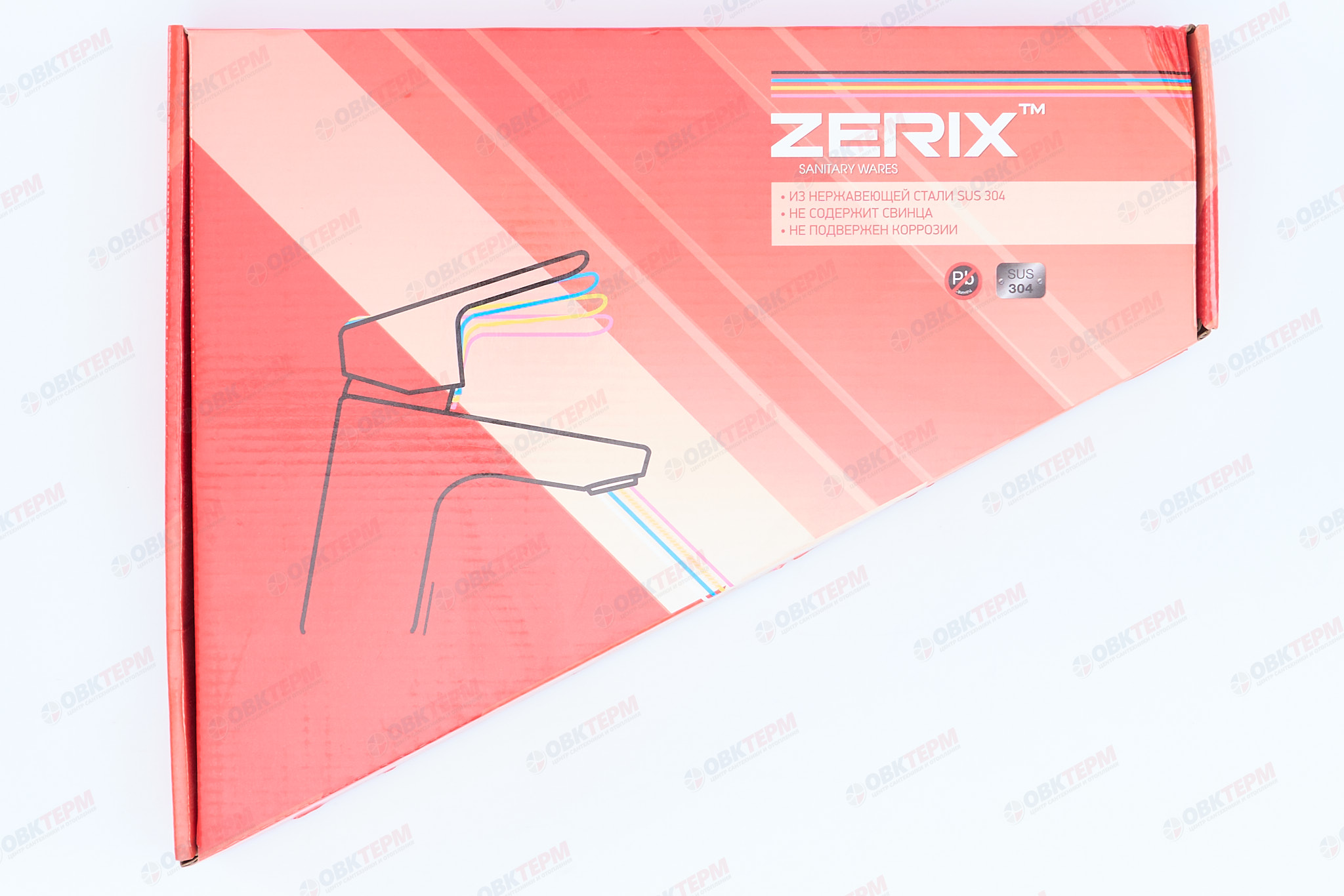 Смеситель д/кухни нерж/сталь ZERIX LUX-011  10 шт/ящ - миниатюра №7