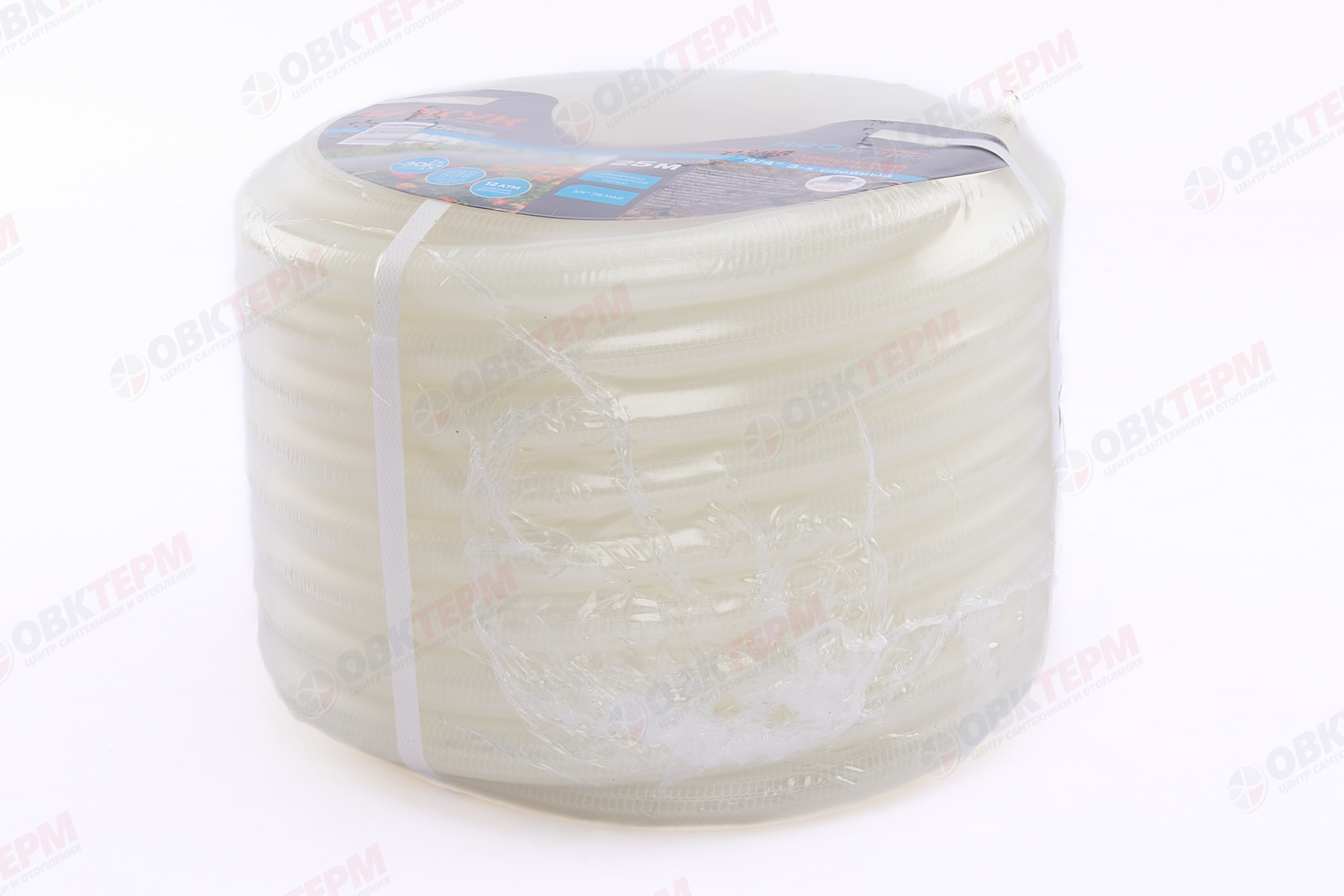 Шланг поливочный (силикон) ТЭП  Жук Люкс 3/4"(в комплекте с конектороми и адаптером) 3-слойный (25м) - миниатюра №6