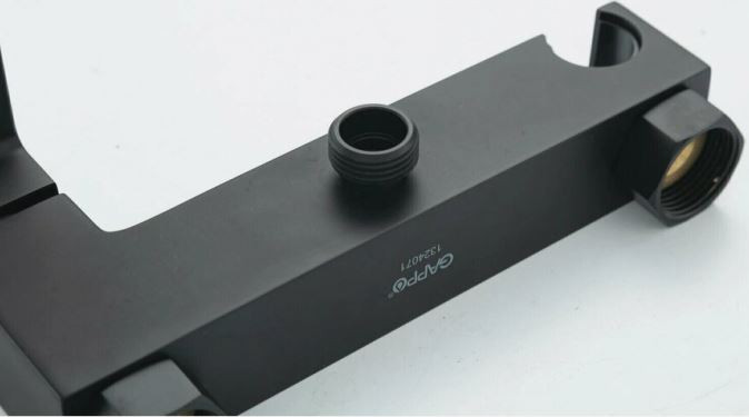 Смеситель с гигиеническим душем GAPPO G2017-6 латунь /черный - Изображение №4