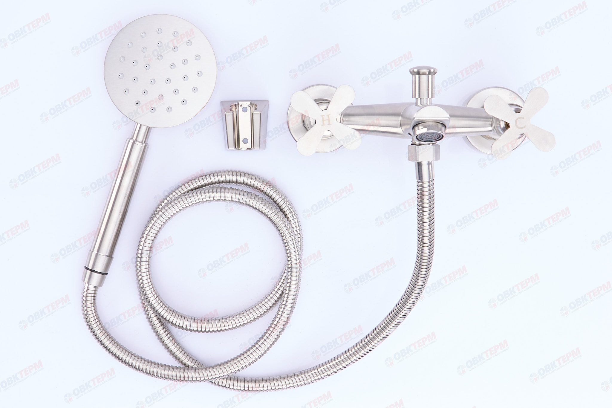 Смеситель д/ванны нерж/сталь ZERIX GTA-009 10 шт/ящ - миниатюра №2