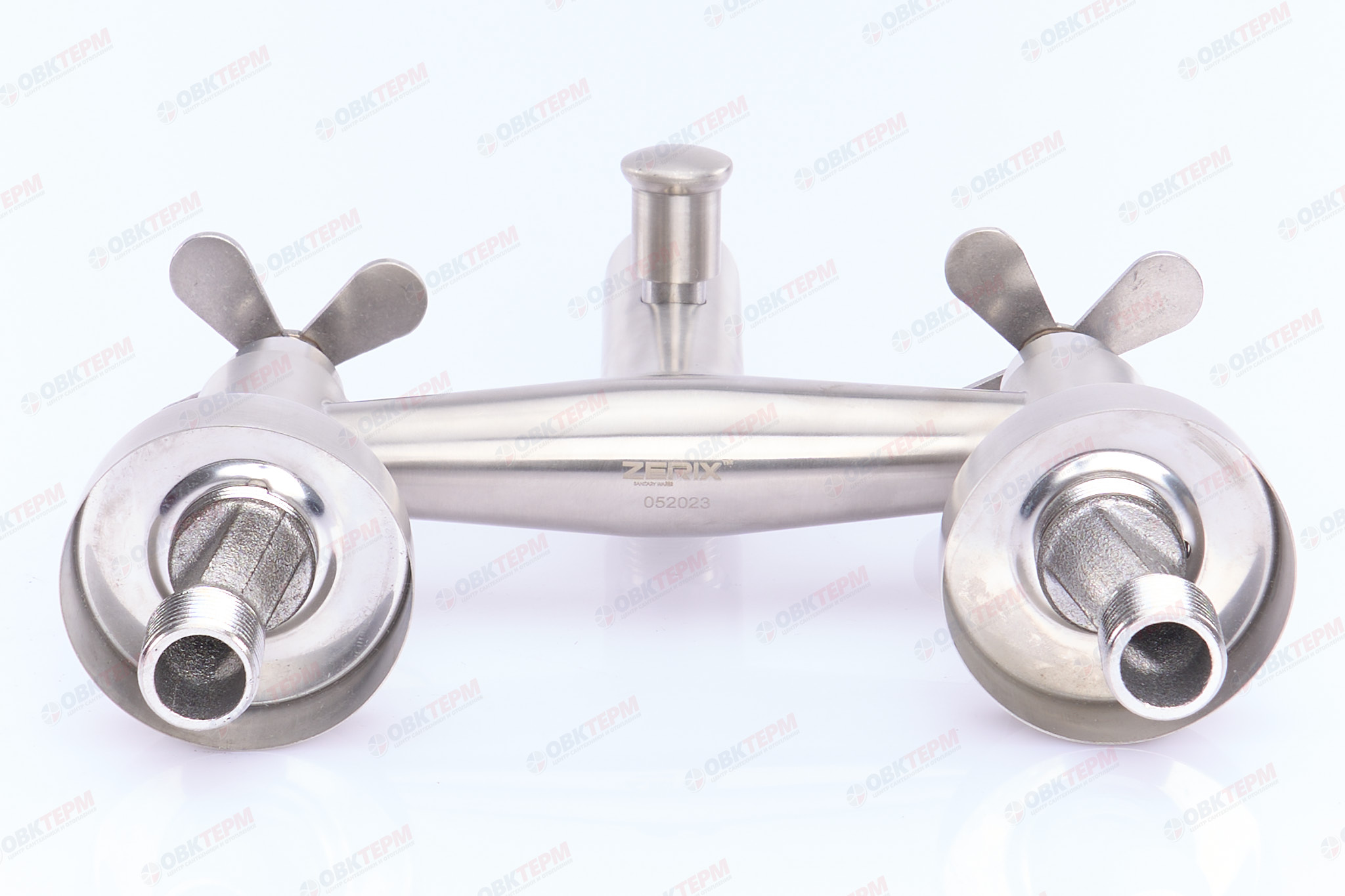 Смеситель д/ванны нерж/сталь ZERIX GTA-009 10 шт/ящ - миниатюра №4