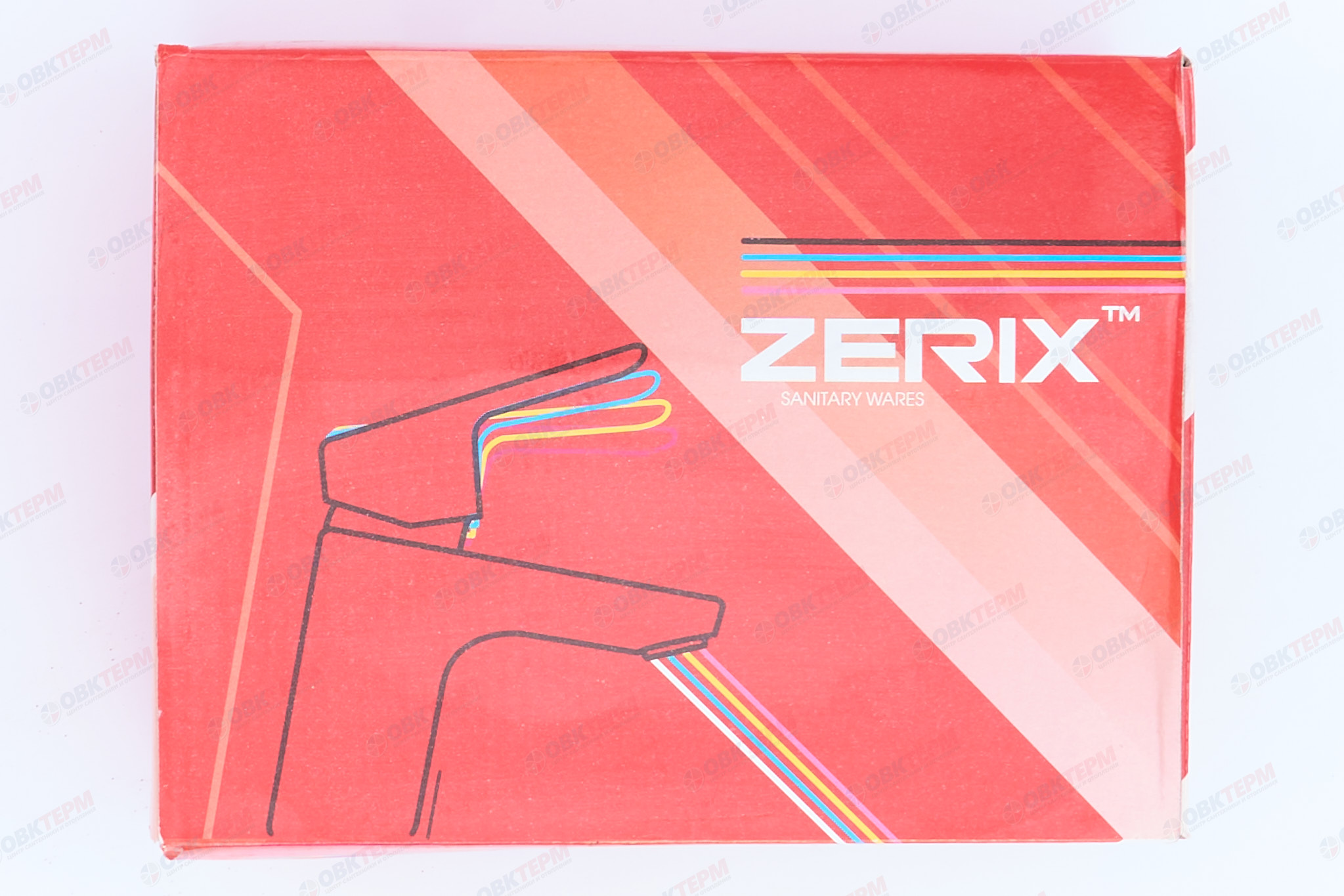 Смеситель д/ванны нерж/сталь ZERIX GTA-009 10 шт/ящ - миниатюра №6