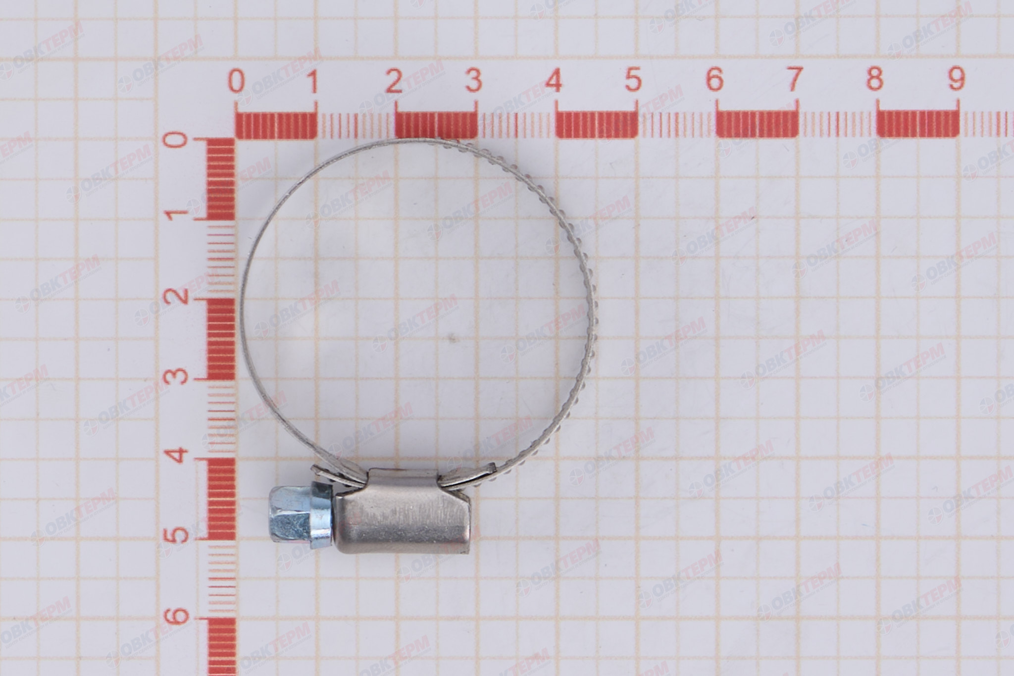 Хомут   25-40  1 1/4" (под отвёртку)     (50 шт) - Изображение №5