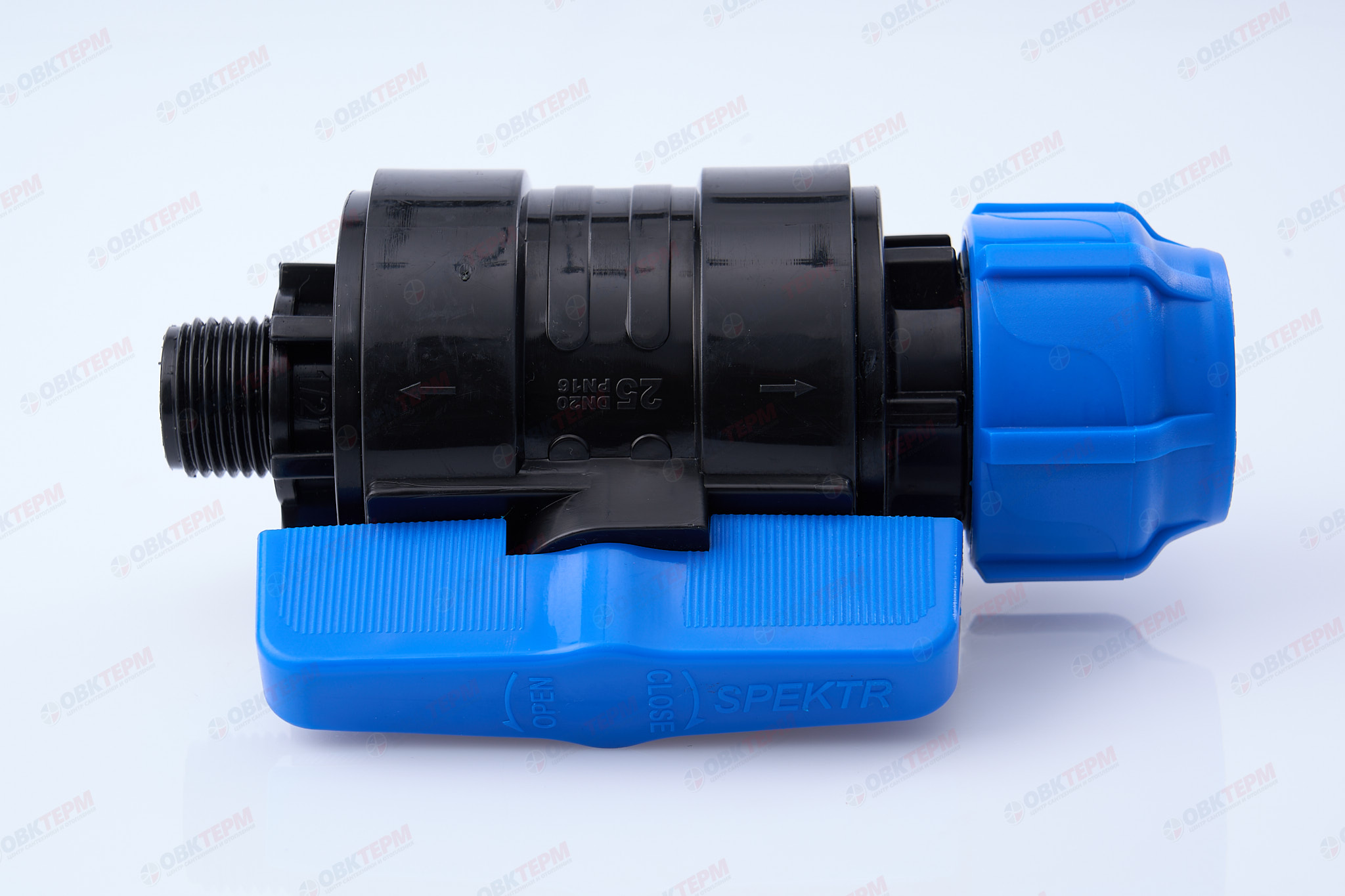 Кран      25  *  1/2" н     ПНД  ИТАЛ/Spektr   (130/10шт) - Изображение №4