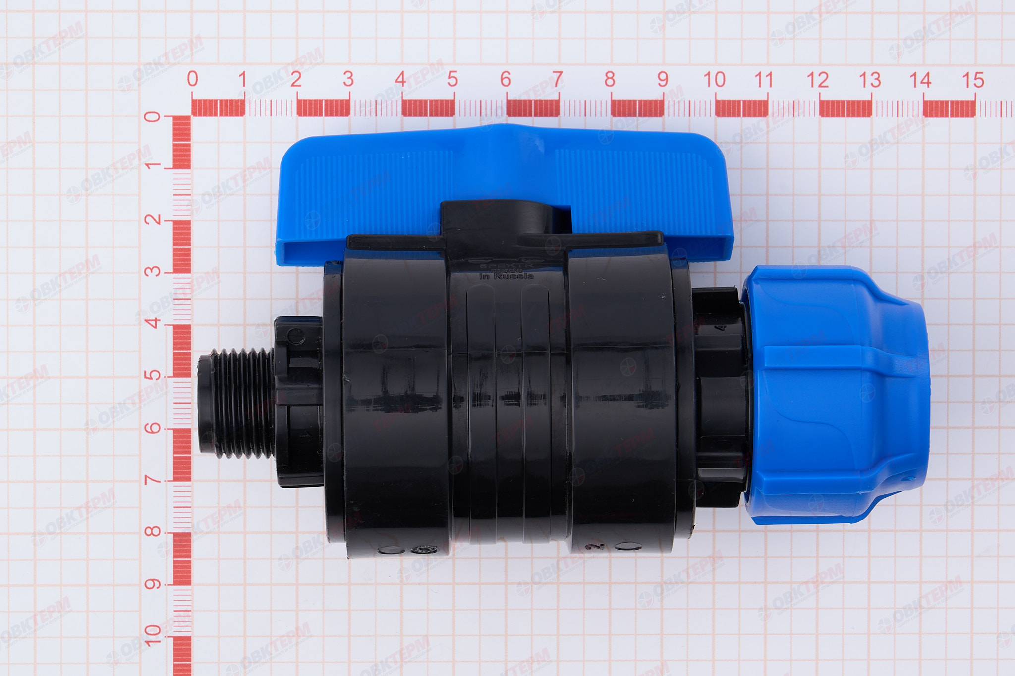 Кран      25  *  1/2" н     ПНД  ИТАЛ/Spektr   (130/10шт) - Изображение №5