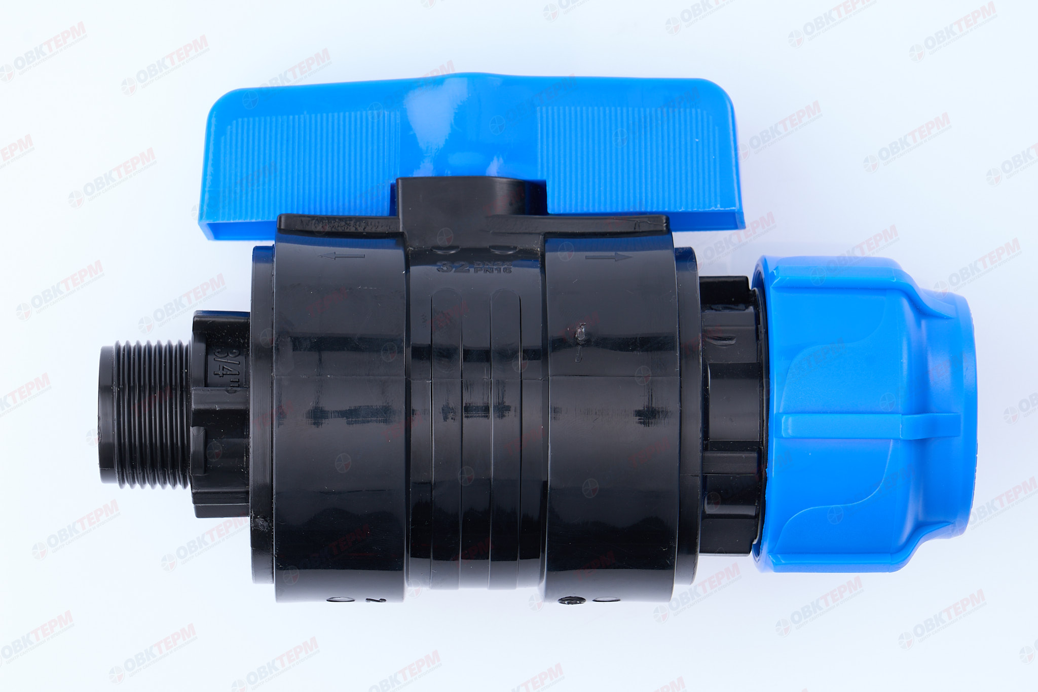 Кран      32* 3/4" н     ПНД  ИТАЛ/Spektr   (90/6шт) - Изображение №2