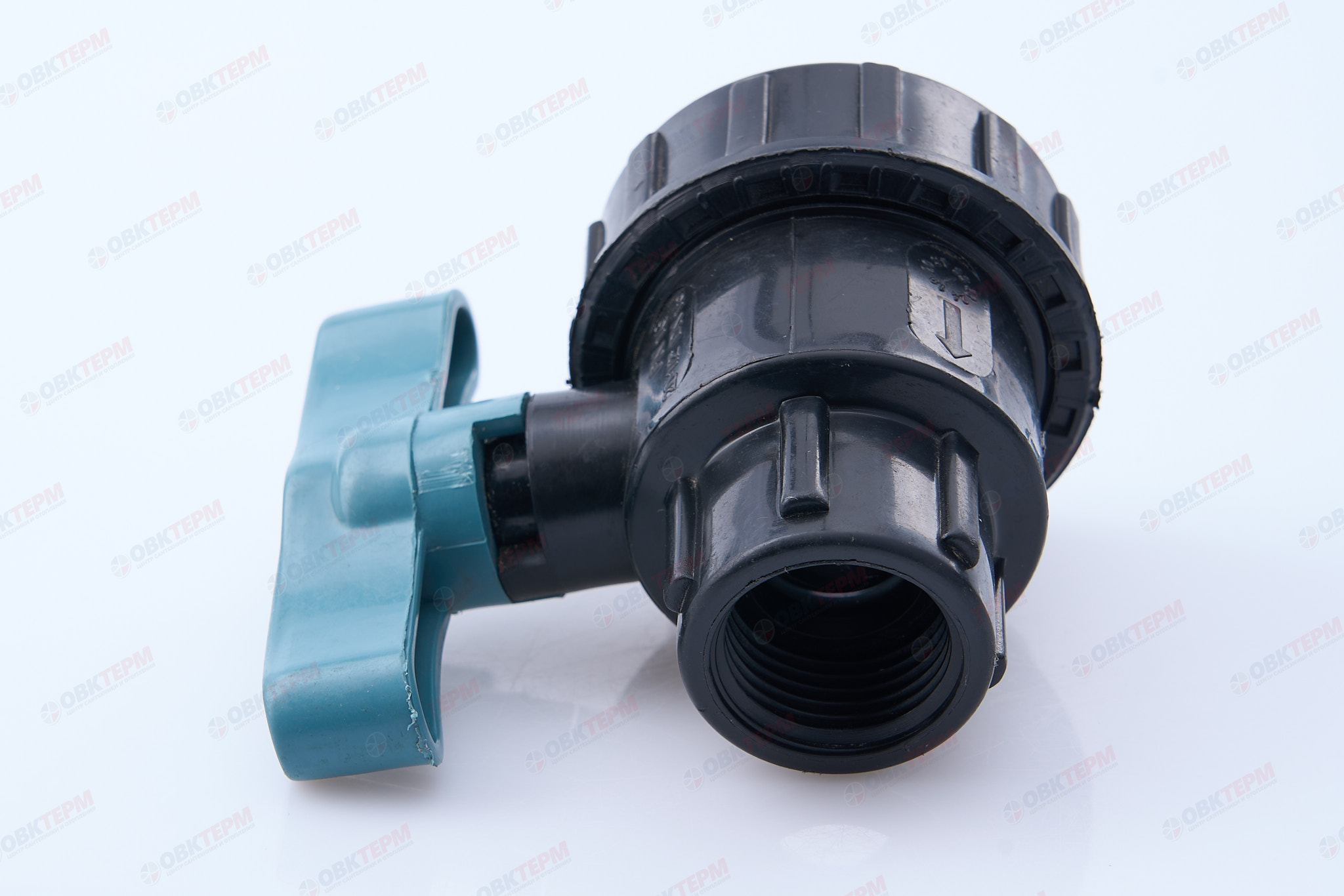 Кран шаровый      1/2"в  *  1/2"в  (разборные)      ПНД  ИТАЛ   (220/20шт) - миниатюра №6