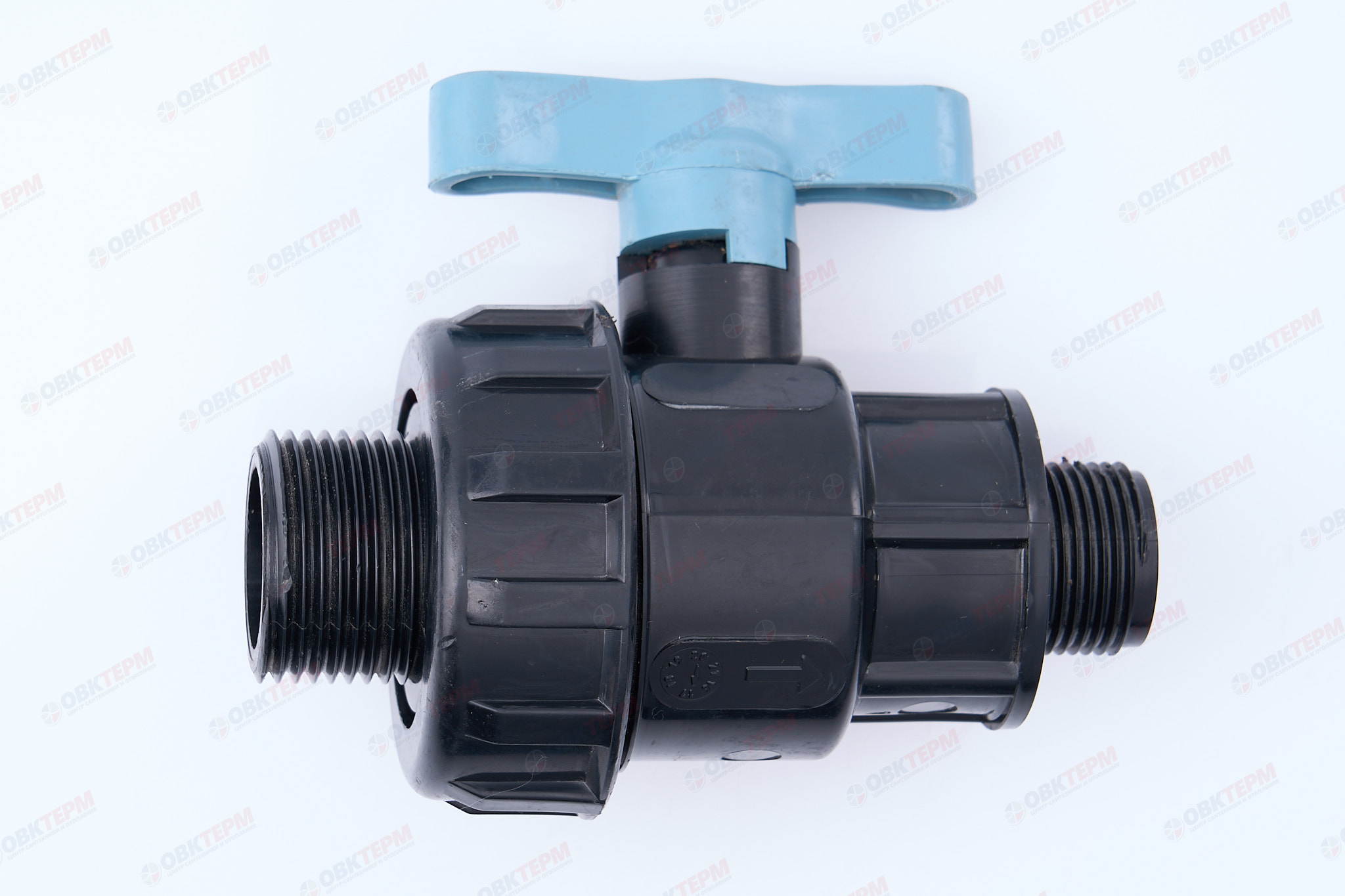 Кран шаровый      3/4"н  * 1"н   (разборные)       ПНД  ИТАЛ   (/10шт) - Изображение №3