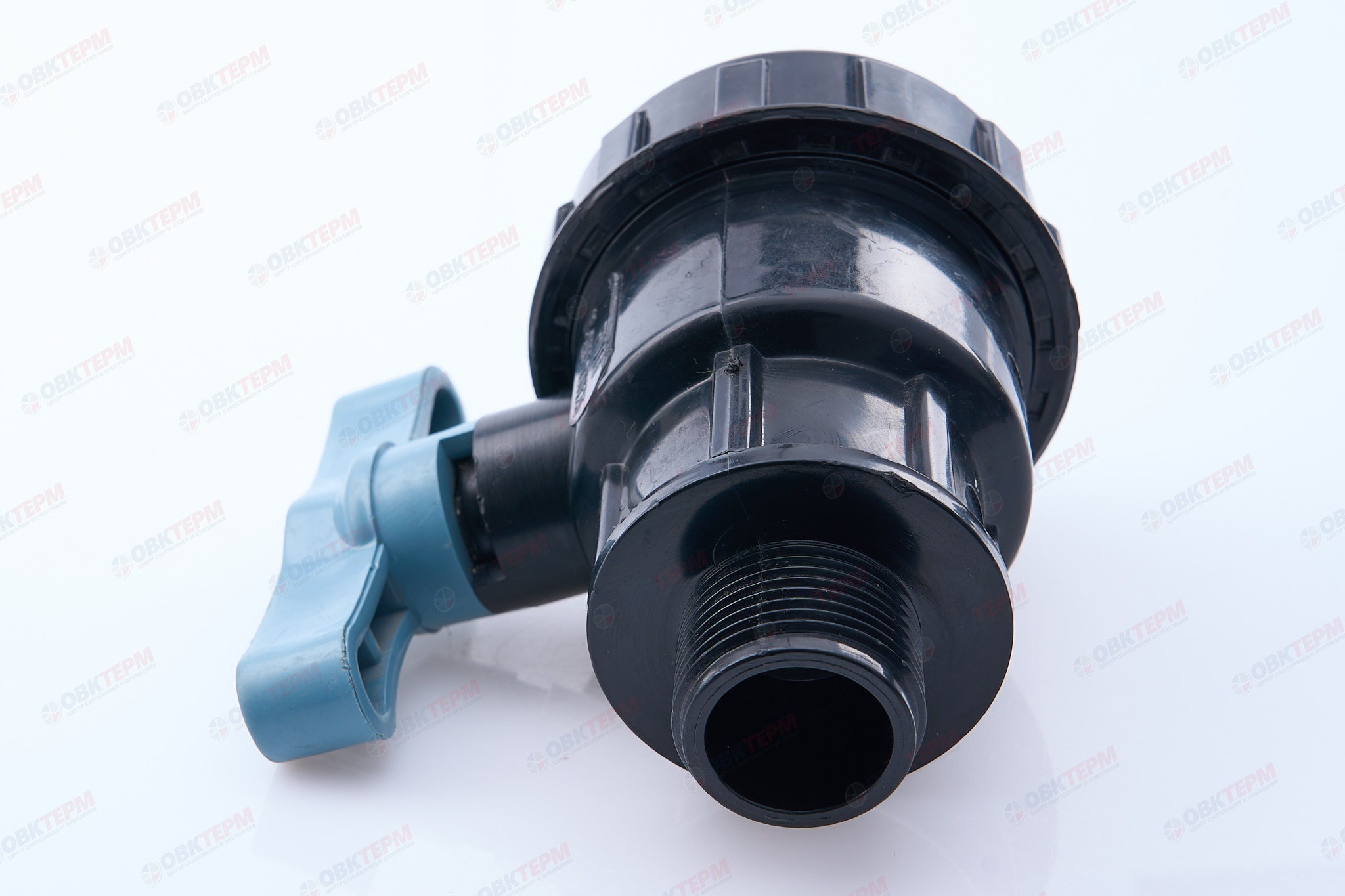 Кран шаровый      3/4"н  * 1"н   (разборные)       ПНД  ИТАЛ   (/10шт) - миниатюра №6