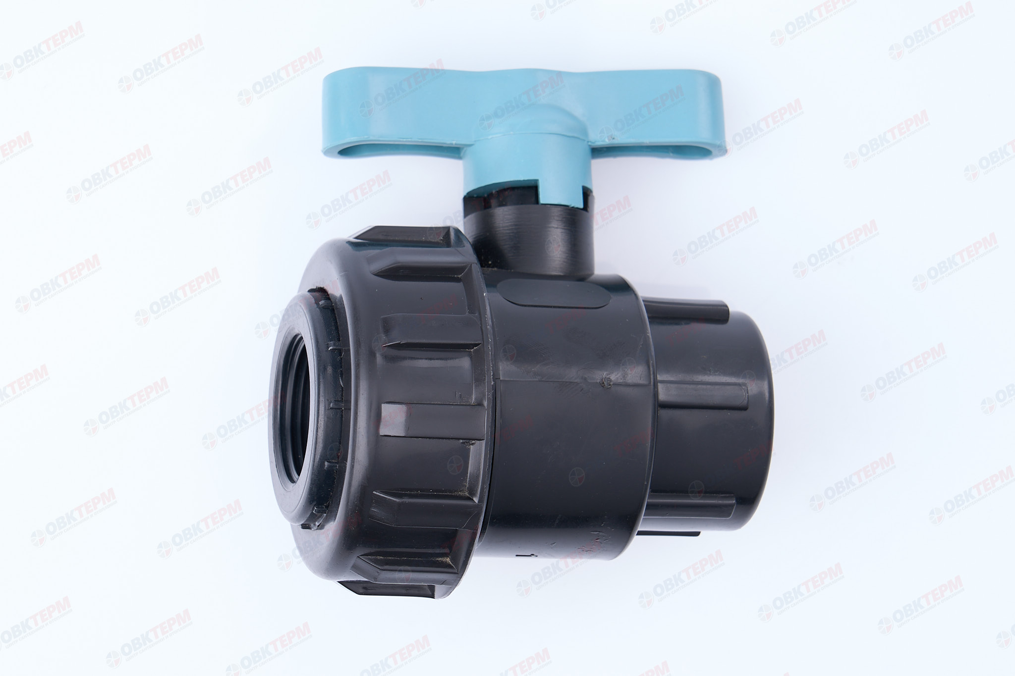 Кран шаровый   1"в * 3/4"в   (разборные)     ПНД  ИТАЛ   (120/10шт) - Изображение №1
