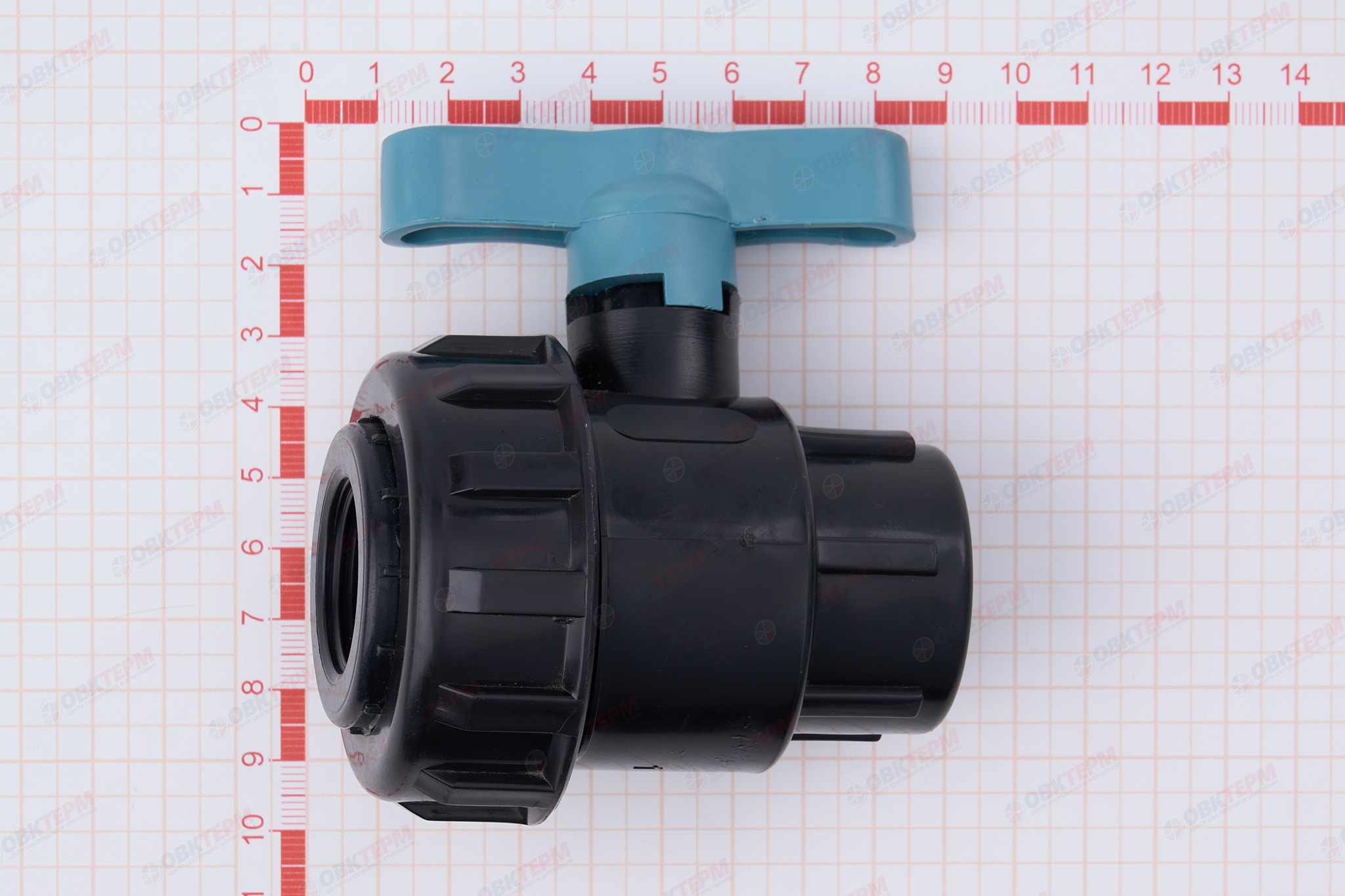 Кран шаровый   1"в * 3/4"в   (разборные)     ПНД  ИТАЛ   (120/10шт) - Изображение №5