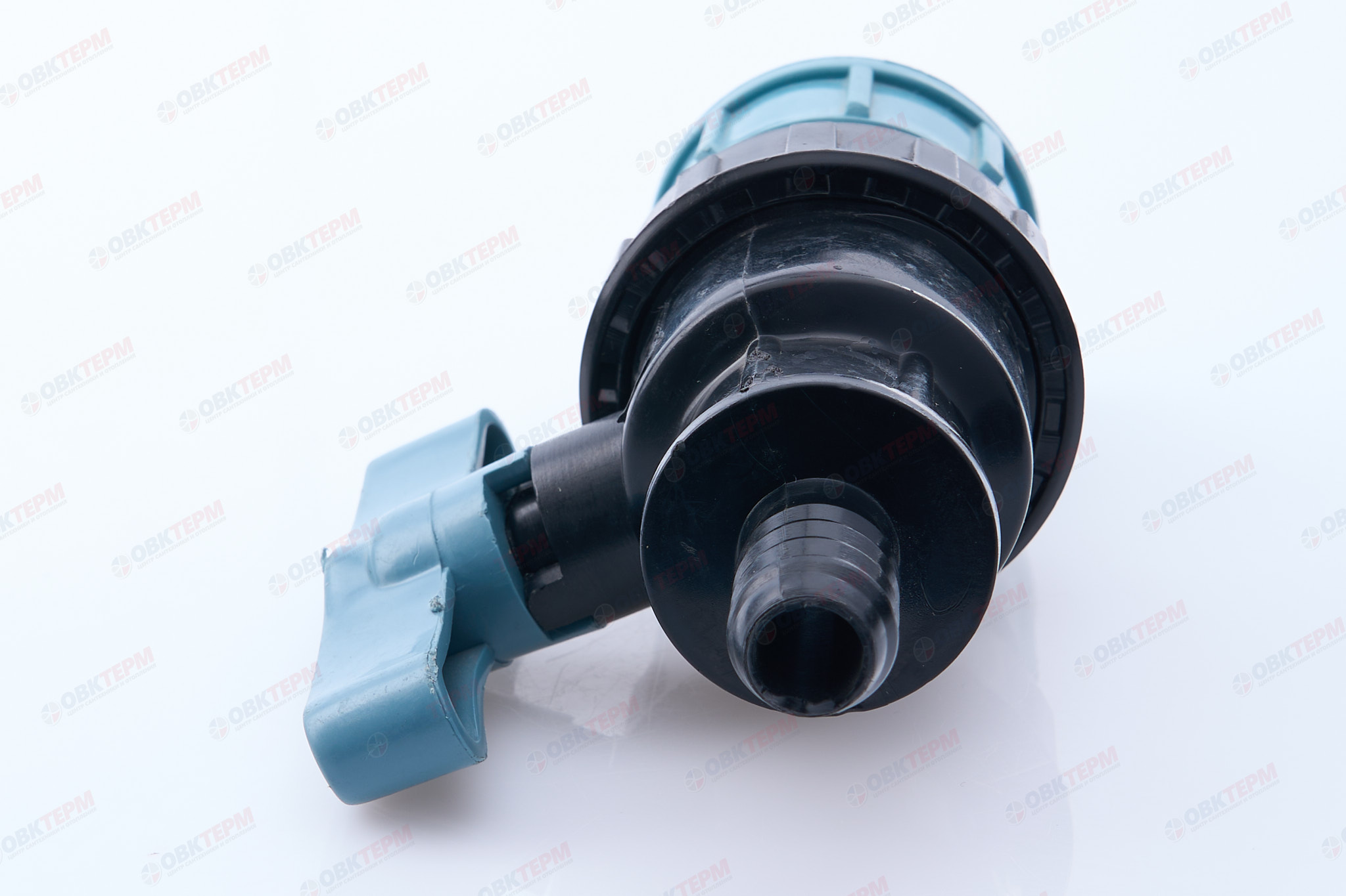 Кран шаровый со штуцером      20  *    1/2"       ПНД  ИТАЛ   (160/16шт) - миниатюра №4