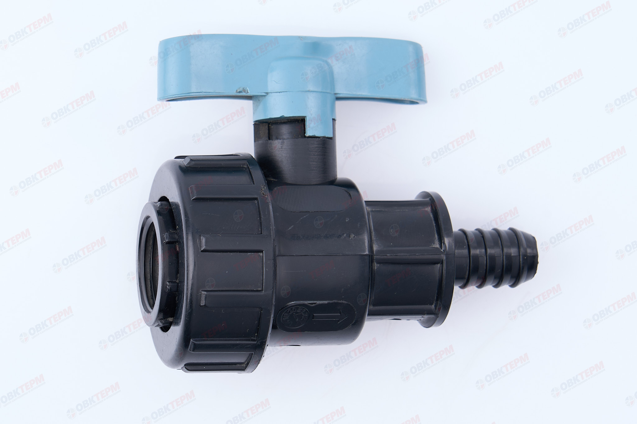 Кран шаровый со штуцером     1/2"  *    1/2"в       ПНД  ИТАЛ   (220/22шт) - Изображение №3