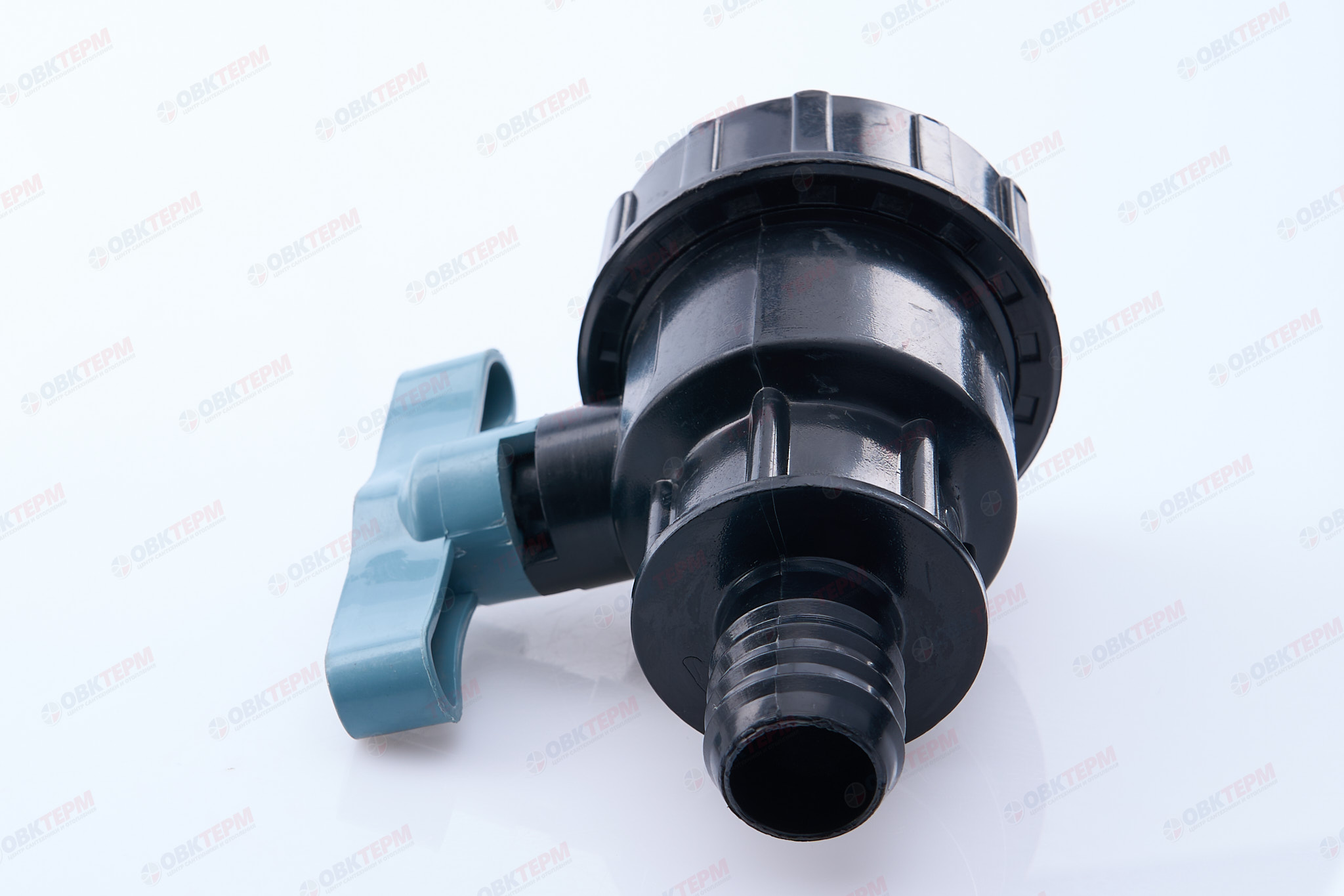 Кран шаровый со штуцером     3/4"  *    3/4"в       ПНД  ИТАЛ   (168/12шт) - миниатюра №4