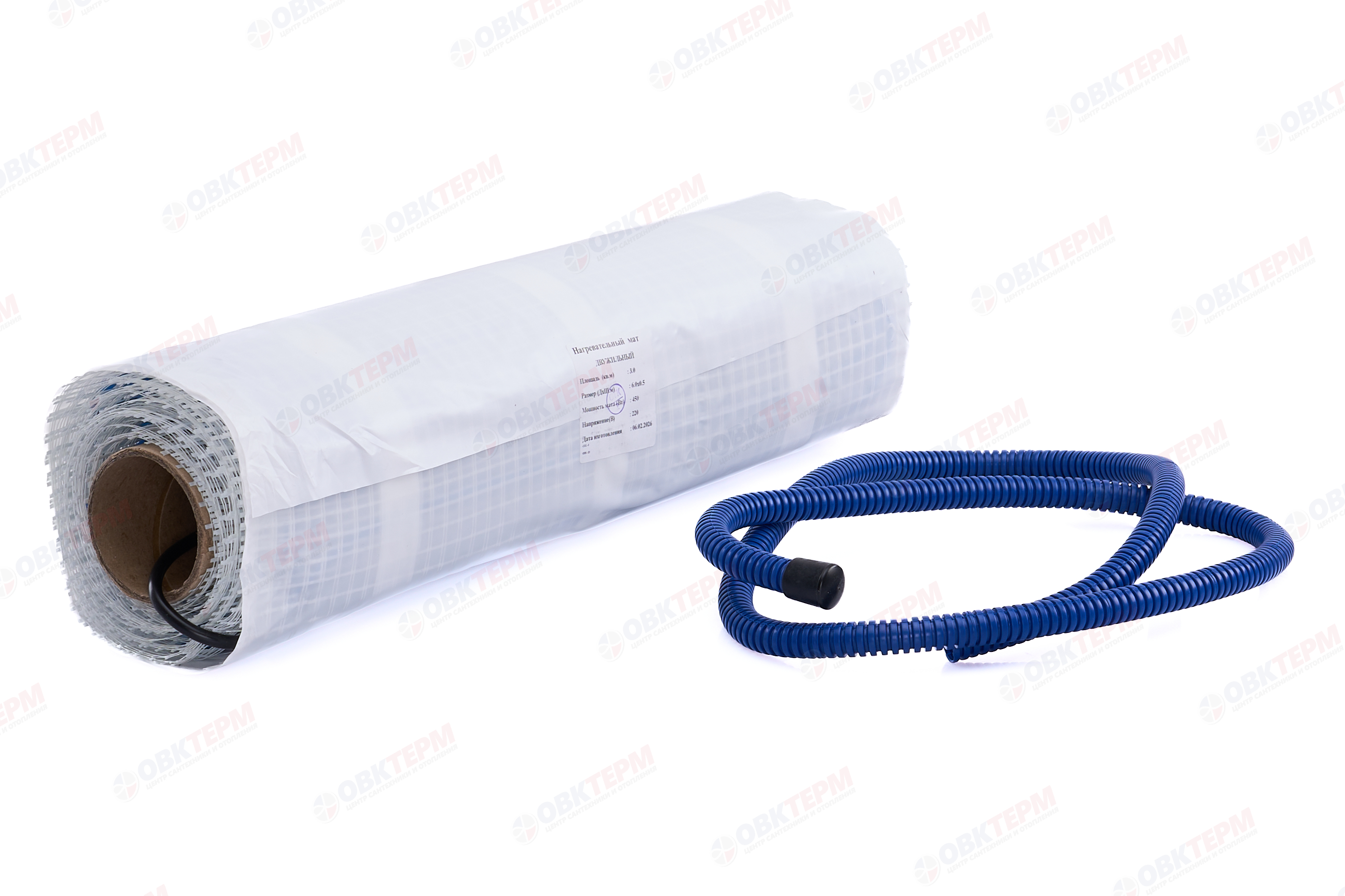 Нагревательный мат Грейка  3 м2 (0,5х6,0м) 450 Вт. - Изображение №2