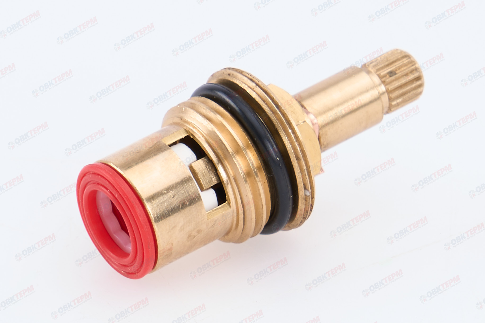 Кран-букса - EUROPRODUCT KB-001-CER 1/2"  20 шлицов /90° /широкая юбка (300 шт/ящ) - Изображение №1