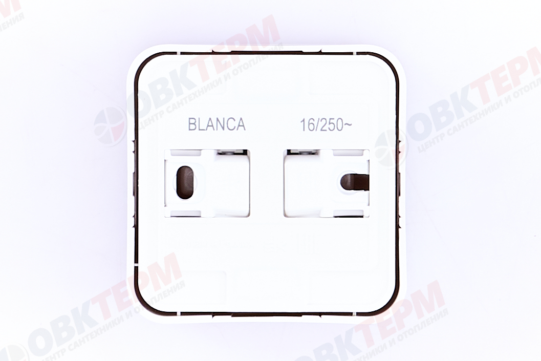 Розетка 1-местная с/з 16А IP20 без защ. шторок с изолир. пластиной белый Blanca Systeme Electriс - миниатюра №7