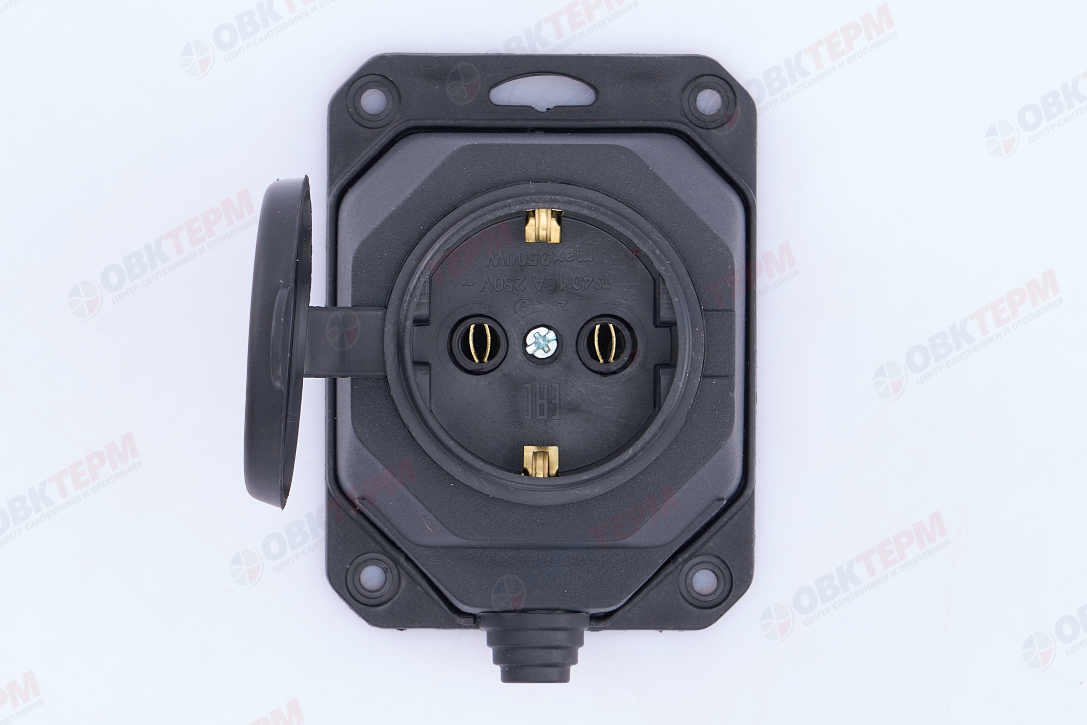 Колодка удлинителя 1-м 16А с заземл. каучук TOKOV ELECTRIC TKE-C05-KK1-Z - Изображение №4