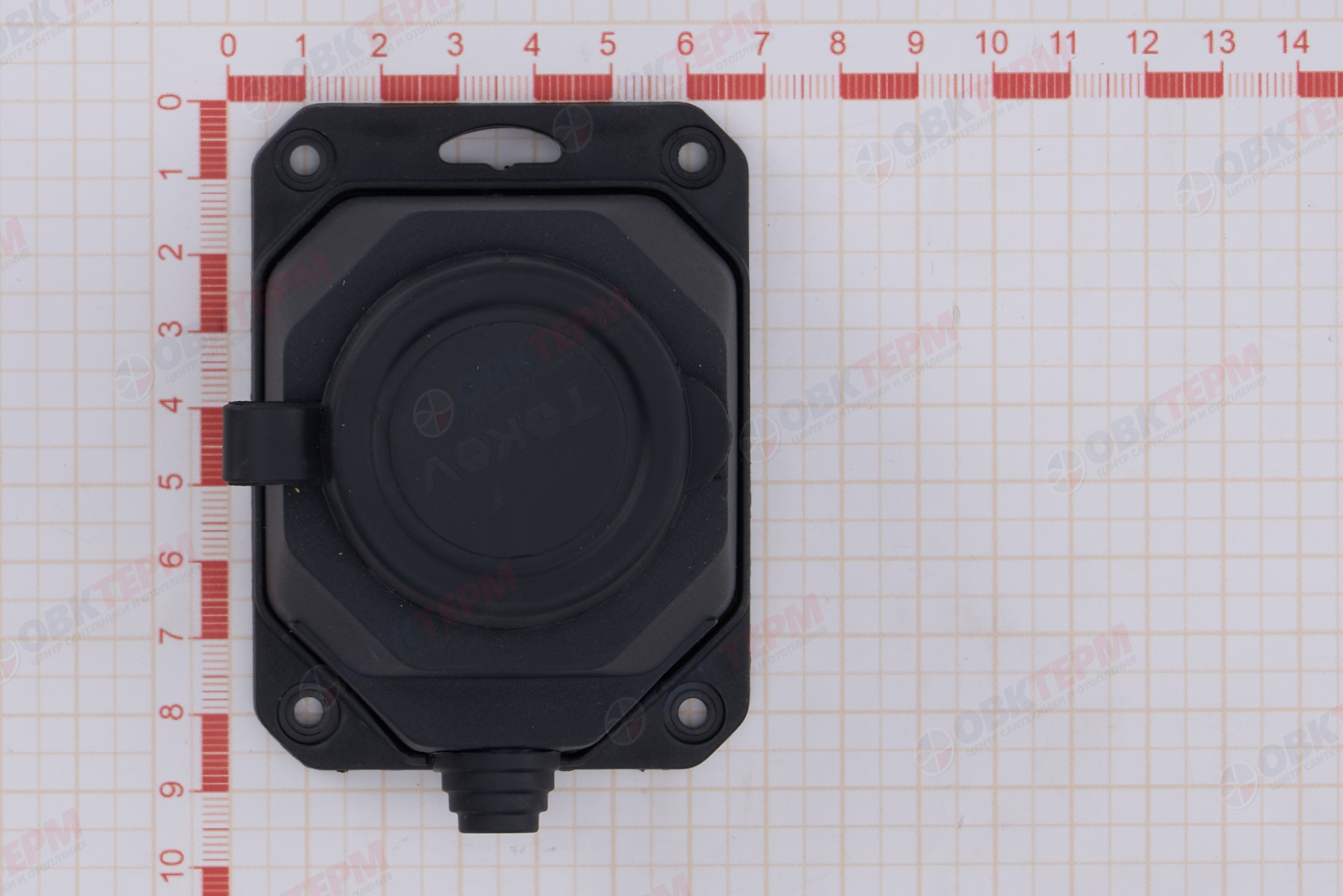 Колодка удлинителя 1-м 16А с заземл. каучук TOKOV ELECTRIC TKE-C05-KK1-Z - Изображение №5